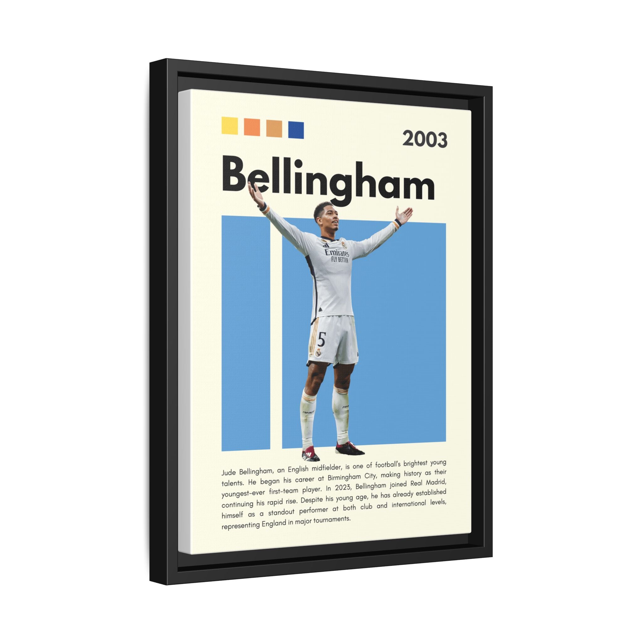 Jude Bellingham: Rising Star - Canvas Wall Art