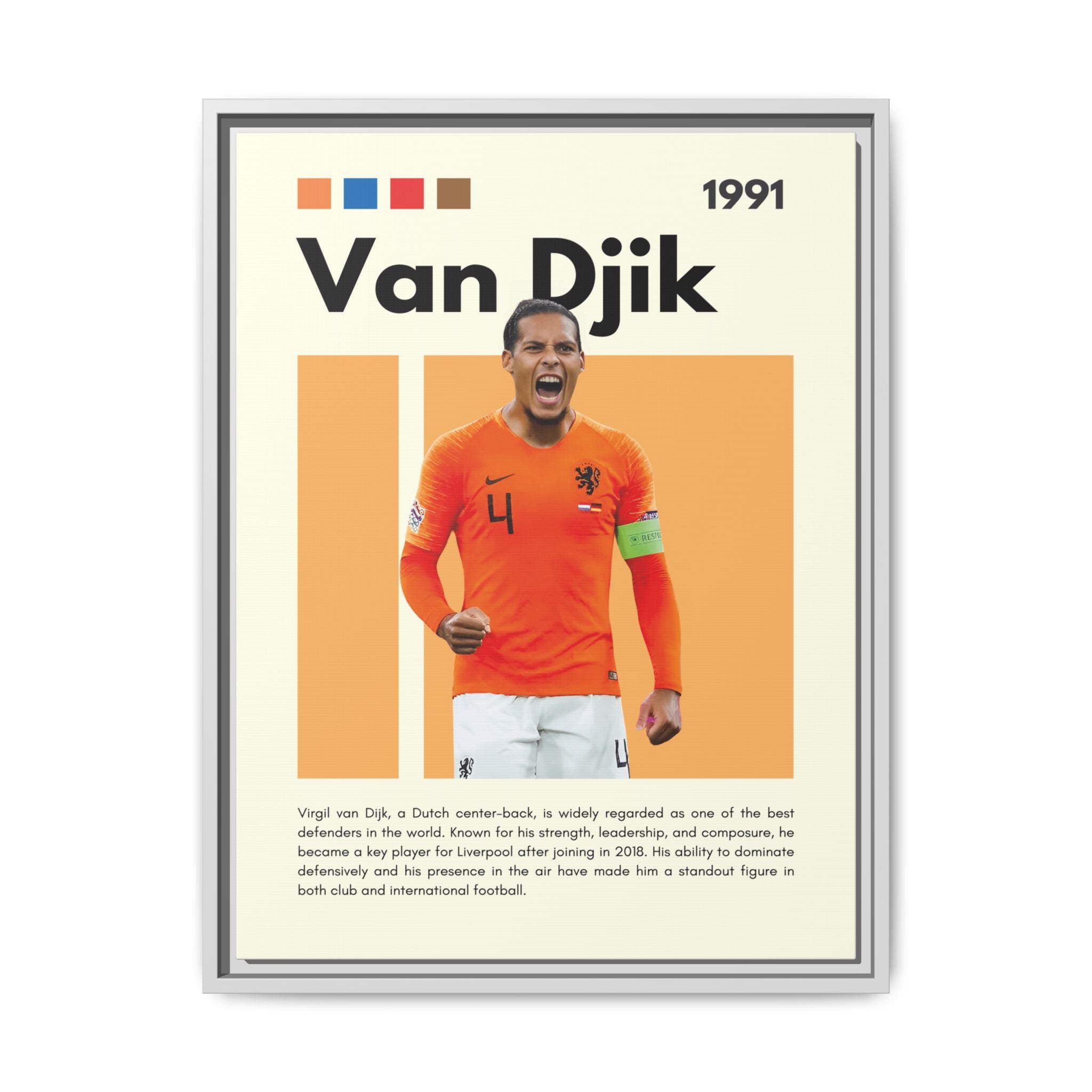 Defender of Orange - Canvas Wall Art