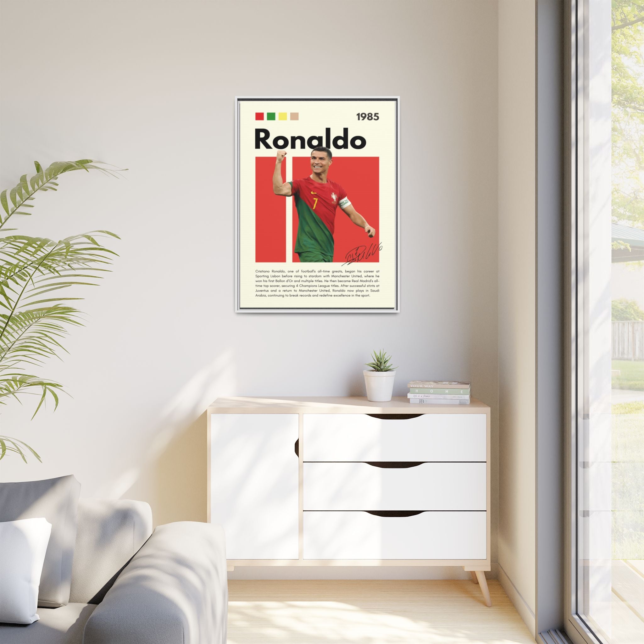 Ronaldo: King of Football - Canvas Wall Art