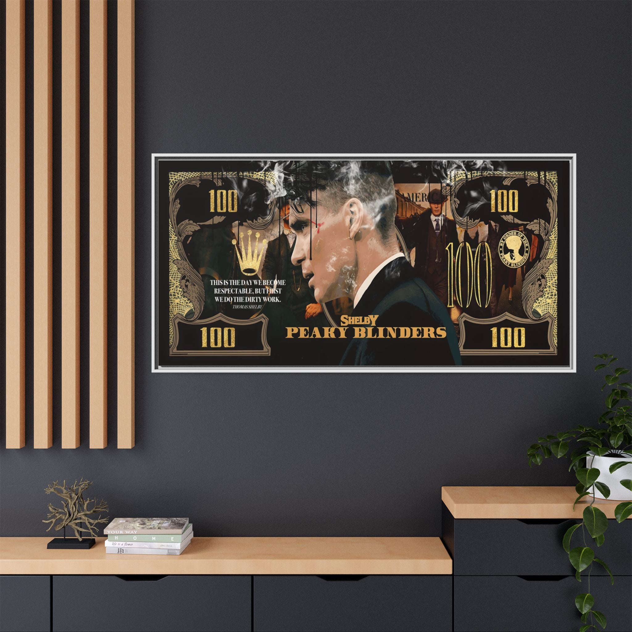Peaky Blinders Golden Era: Shelby Saga in Commemorative Art, Criminal Elegance Poster - Canvas Wall Art