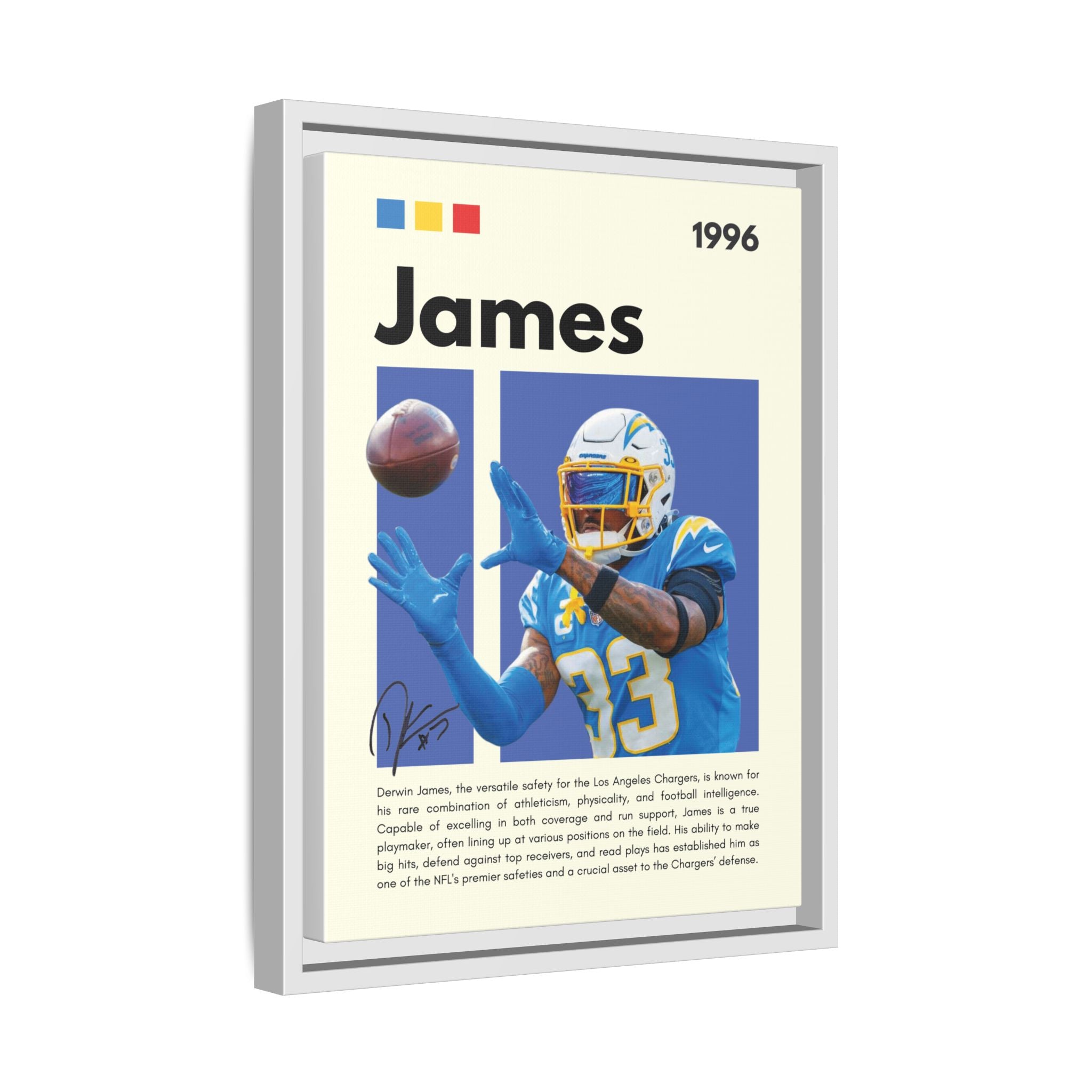 Derwin's Defensive Dominance - Canvas Wall Art