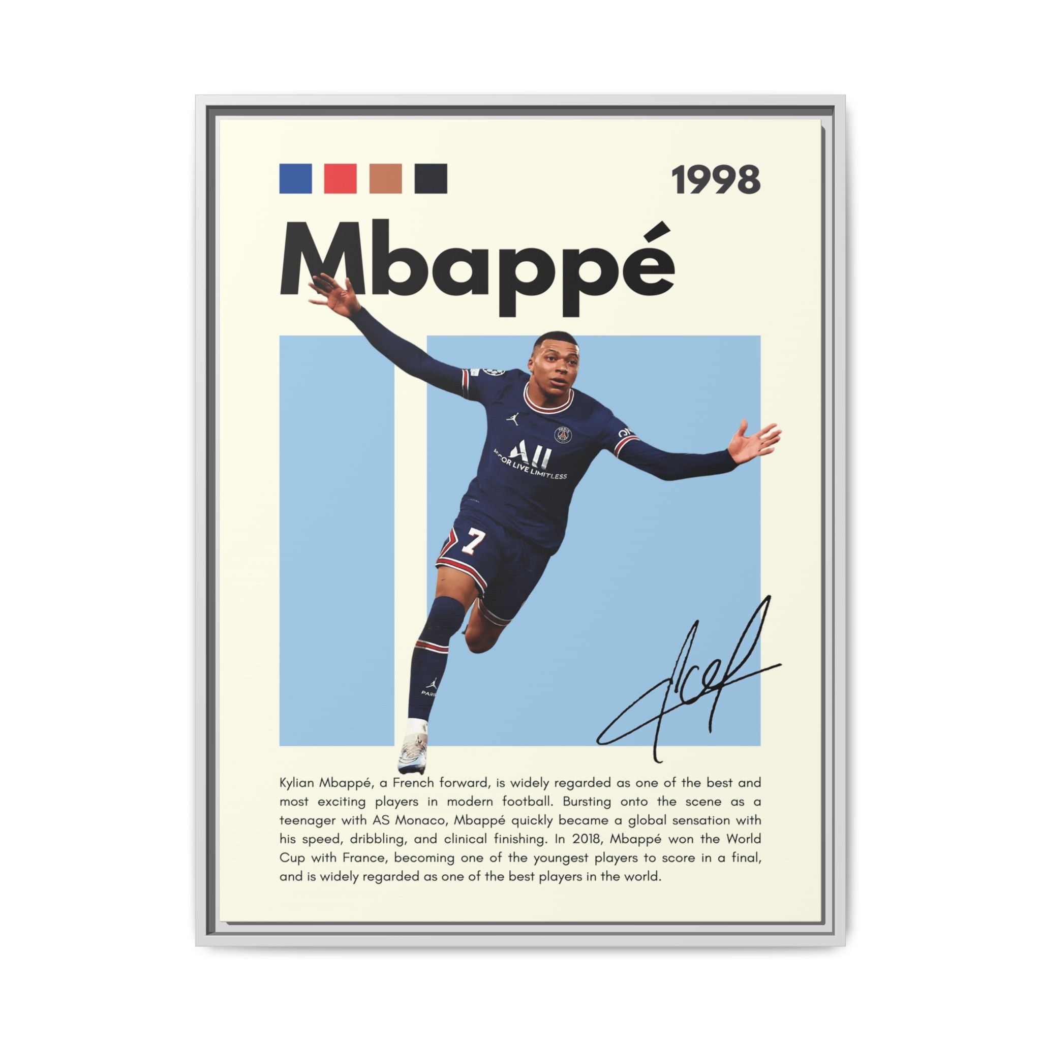 Mbappé Magic - Canvas Wall Art