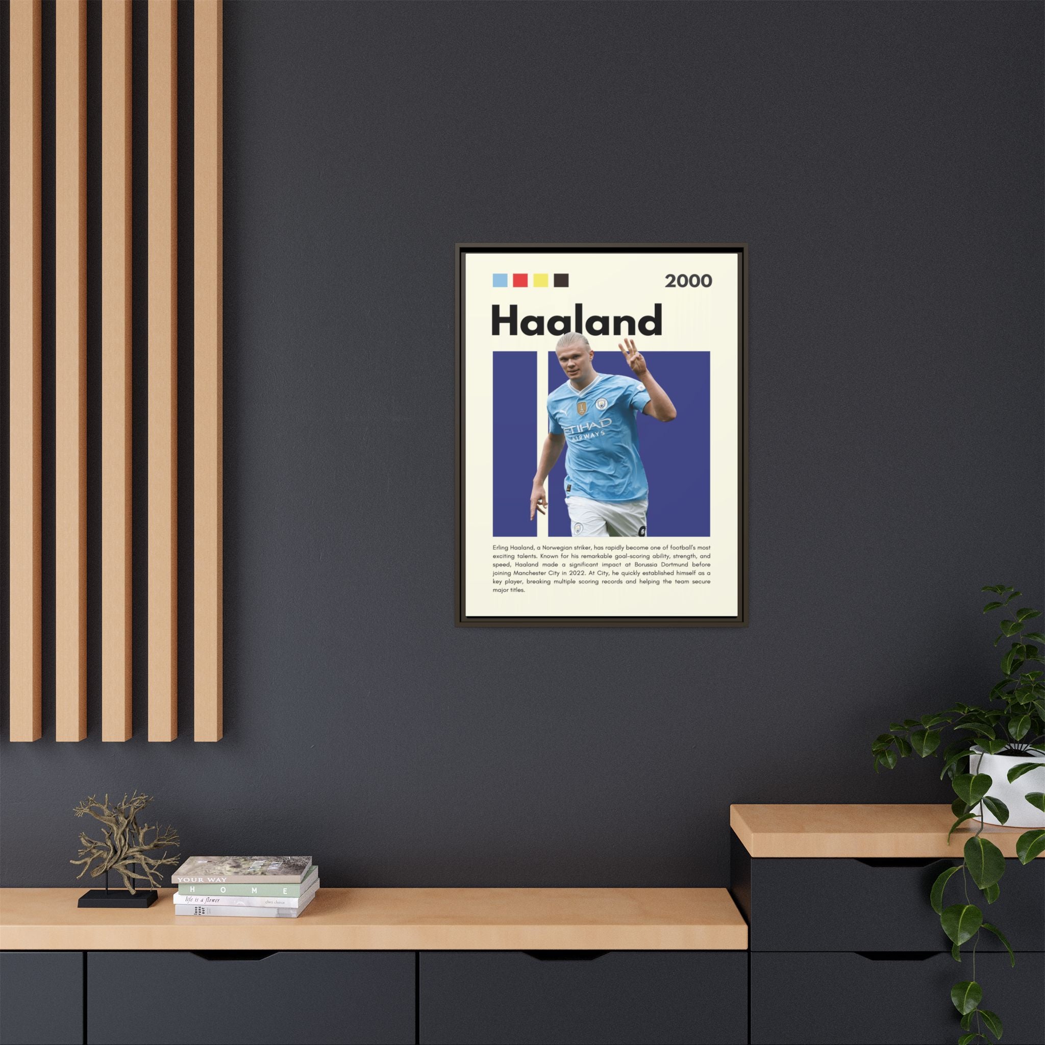Haaland Rising - Canvas Wall Art