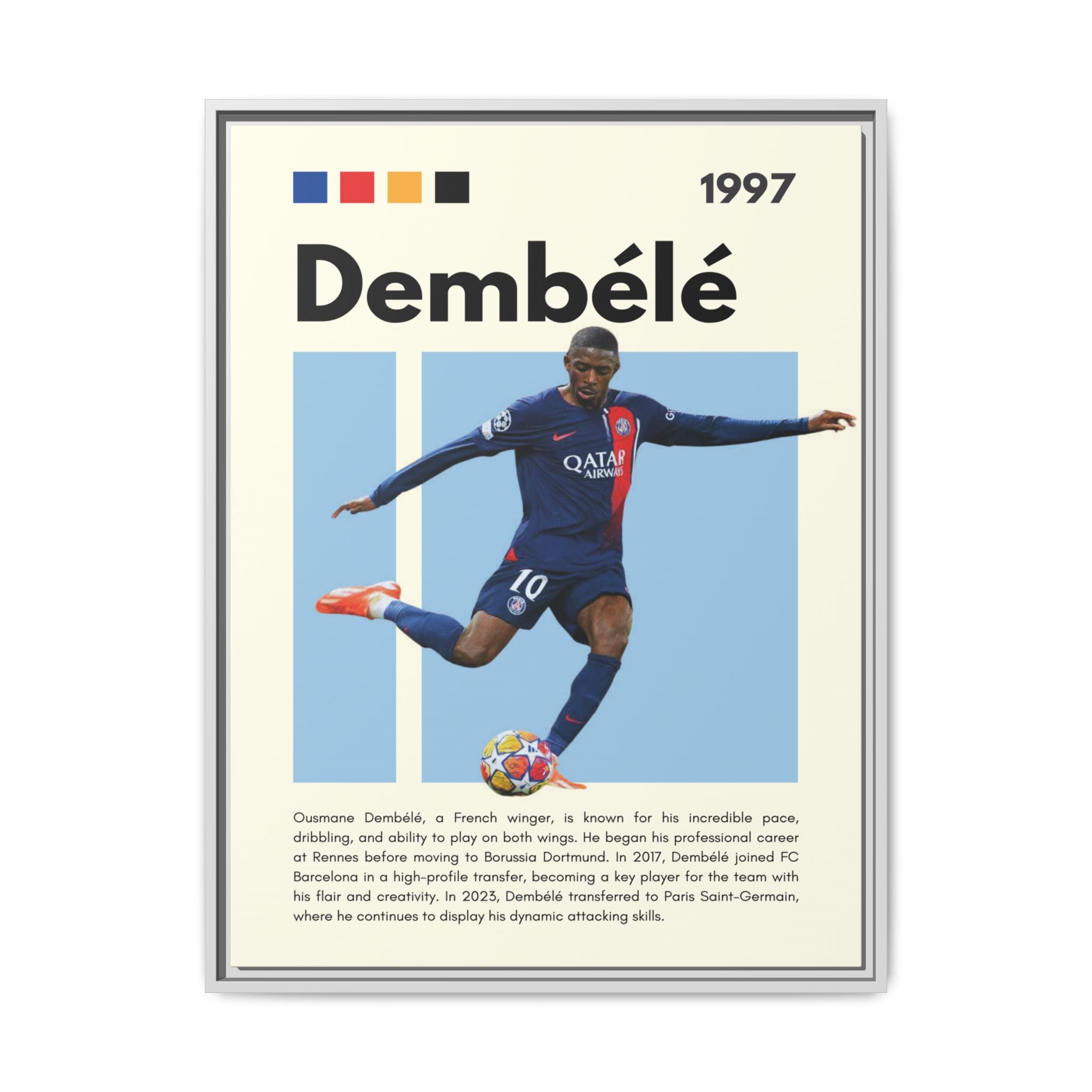Dembélé - Canvas Wall Art