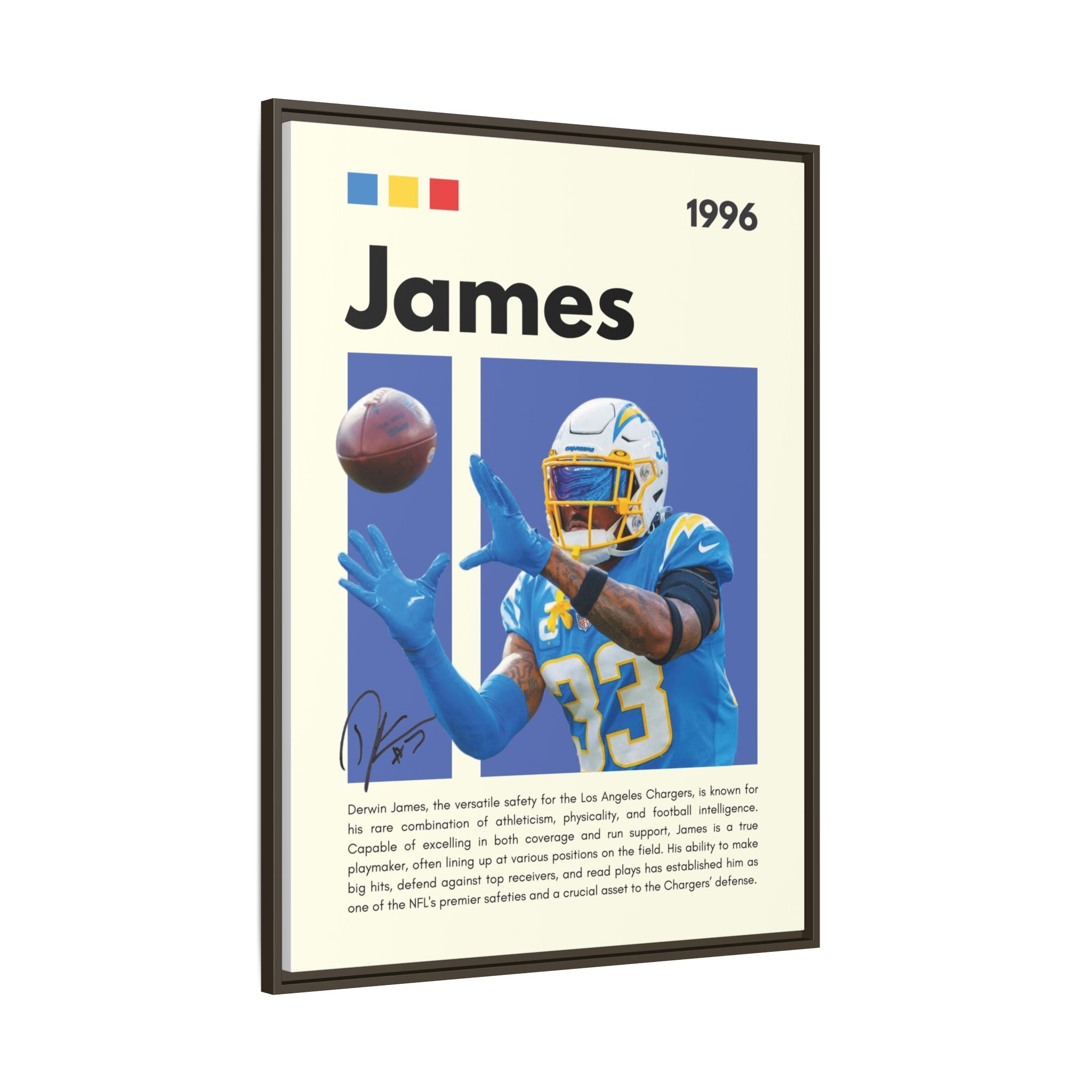 Derwin's Defensive Dominance - Canvas Wall Art