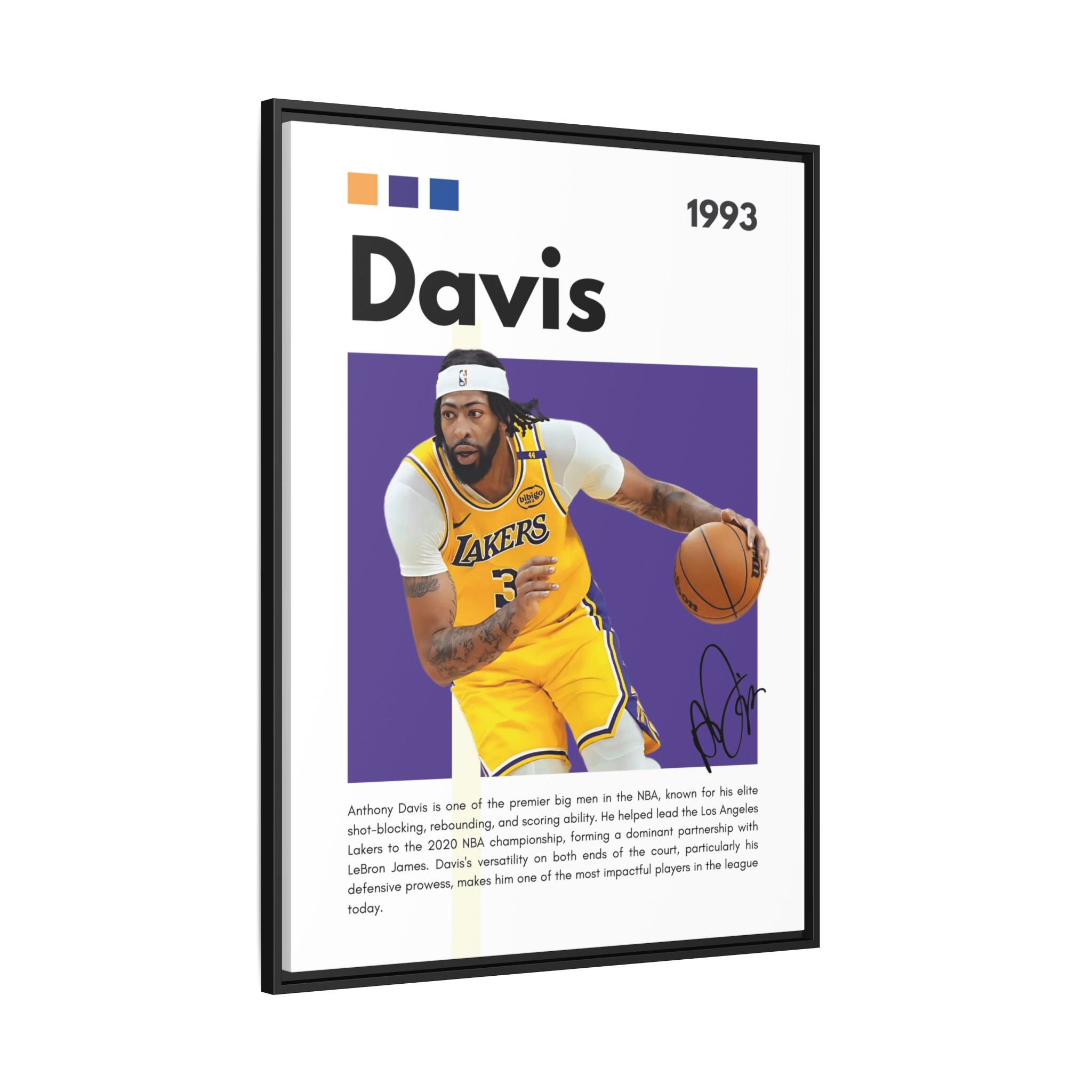 Davis Domination - Canvas Wall Art
