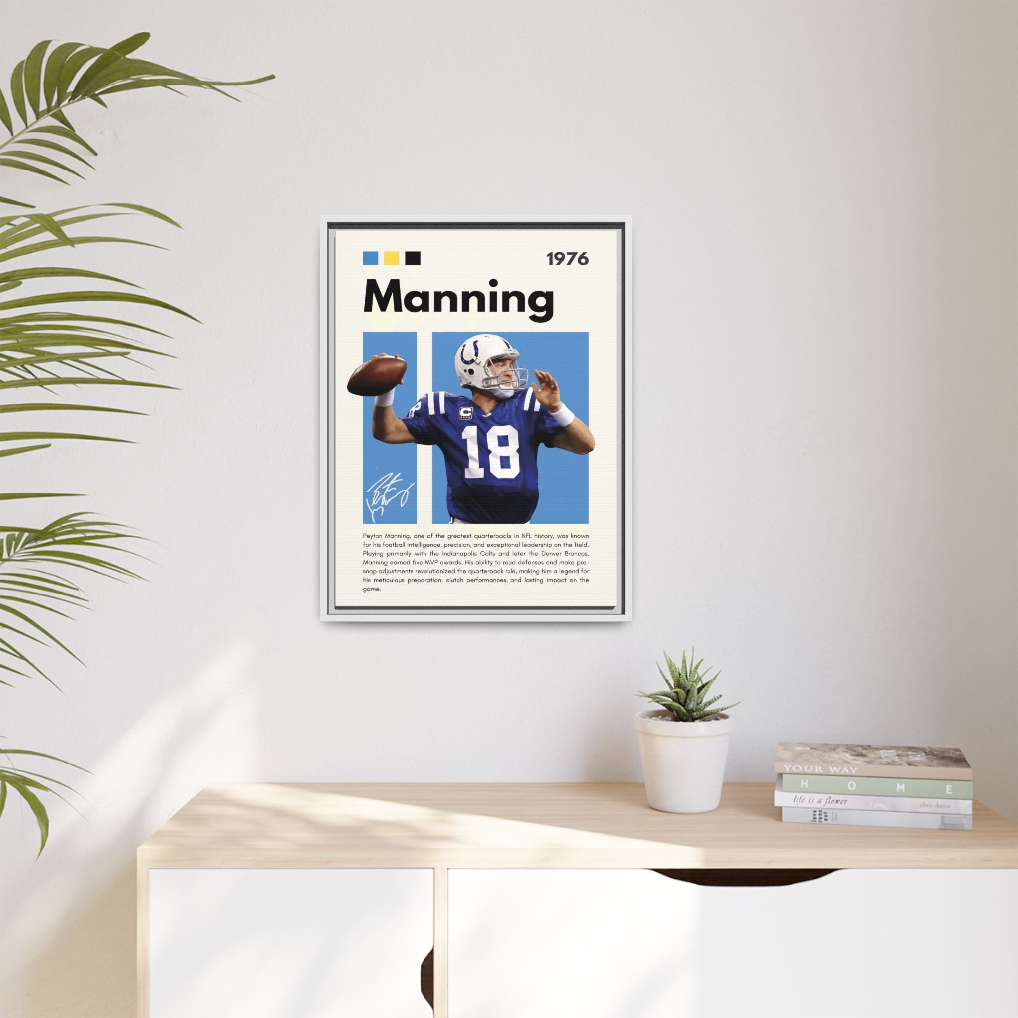 Peyton Manning: Gridiron Genius - Canvas Wall Art