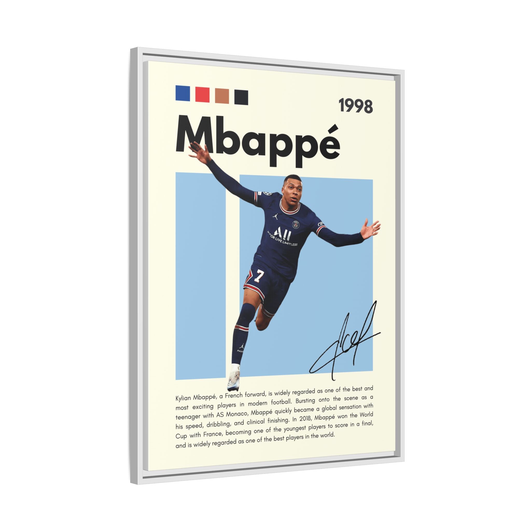 Mbappé Magic - Canvas Wall Art