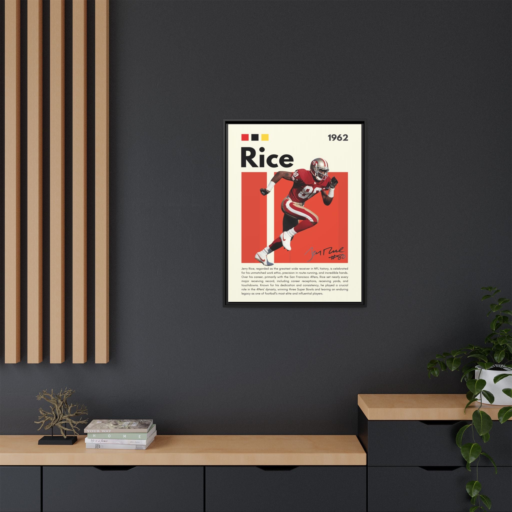 Jerry Rice: Gridiron Legend - Canvas Wall Art