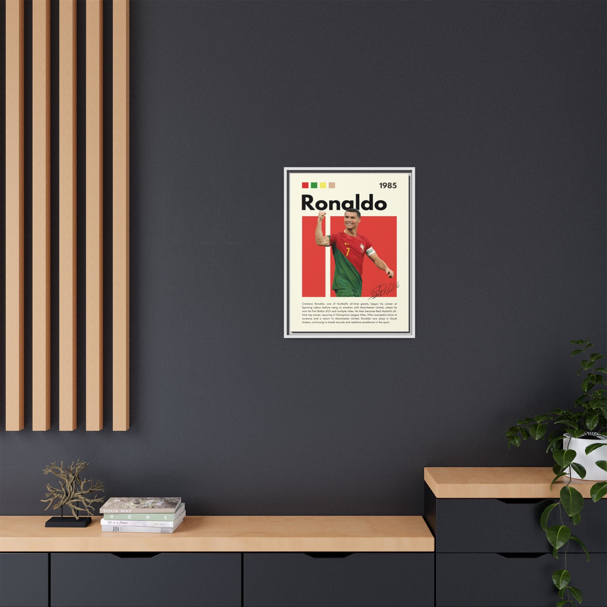Ronaldo: King of Football - Canvas Wall Art