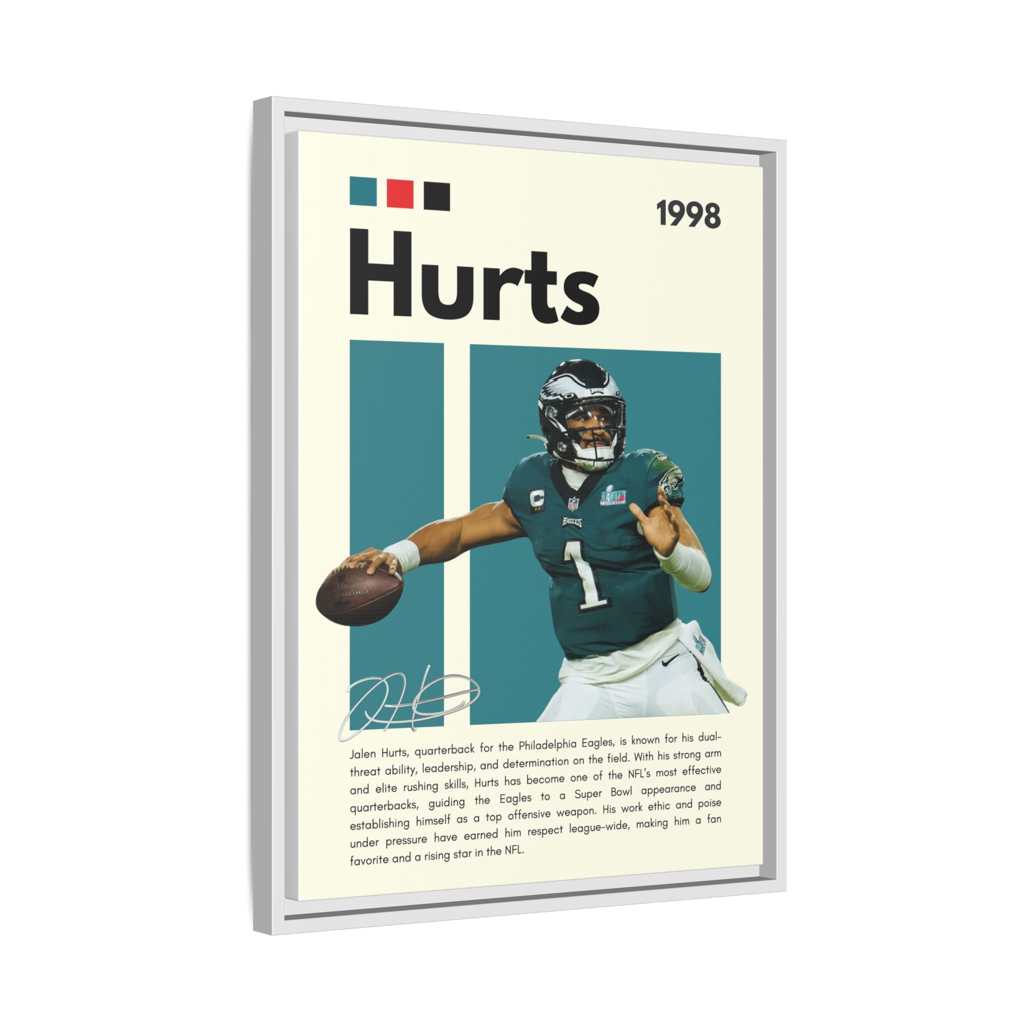 Quarterback's Triumph - Canvas Wall Art