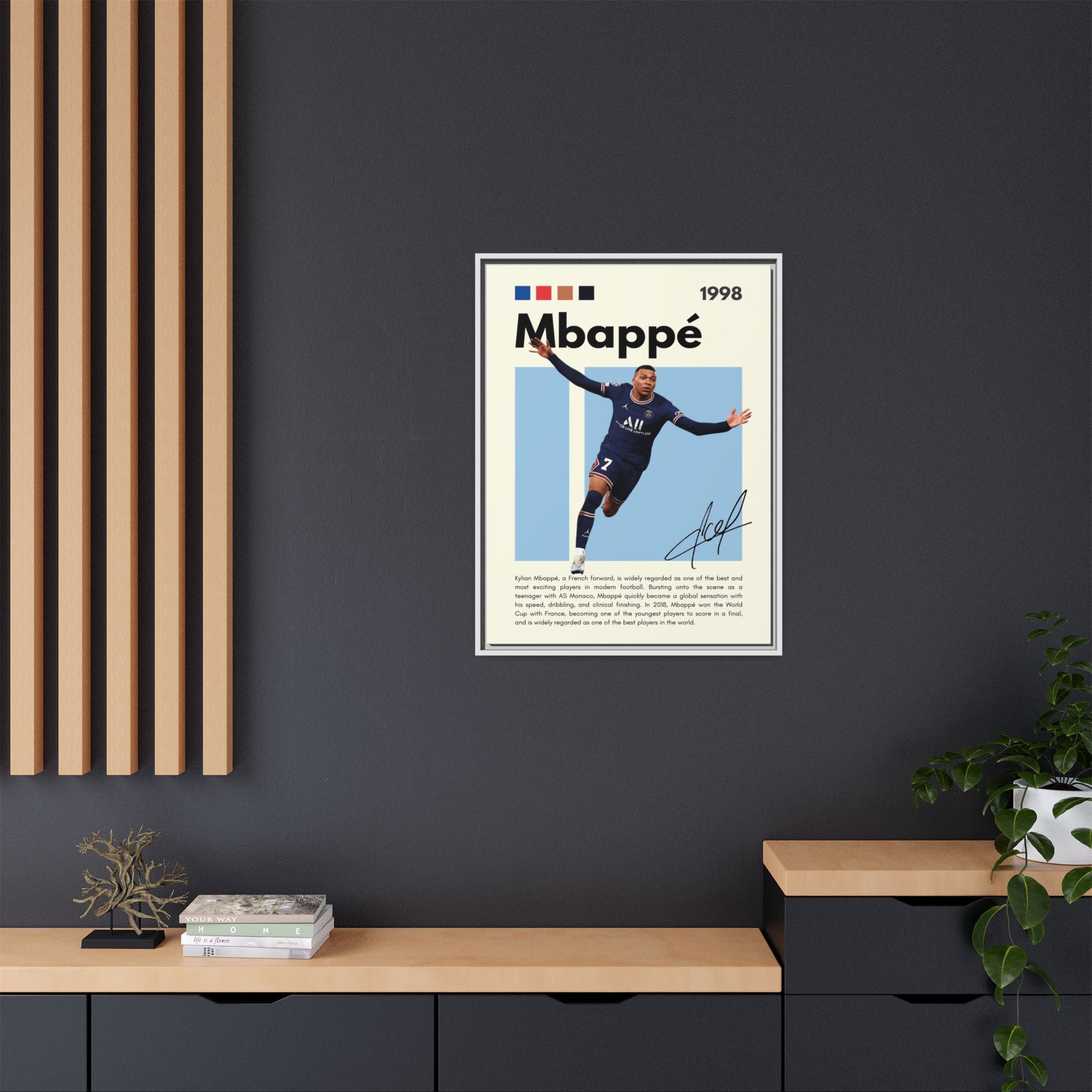 Mbappé Magic - Canvas Wall Art