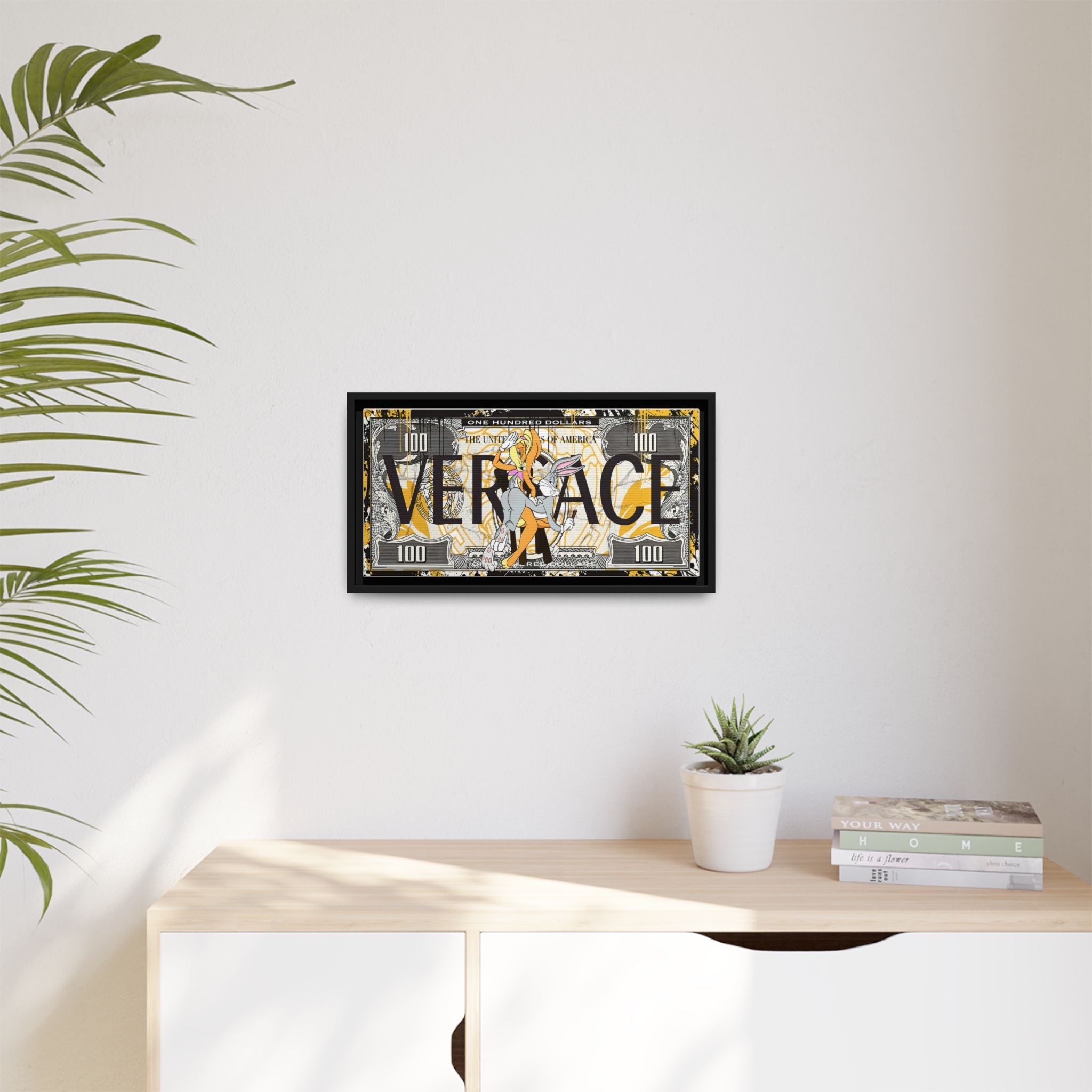Bunny Benjamins: Pop Art Currency Remix, Looney Tunes Luxury Reimagined - Canvas Wall Art