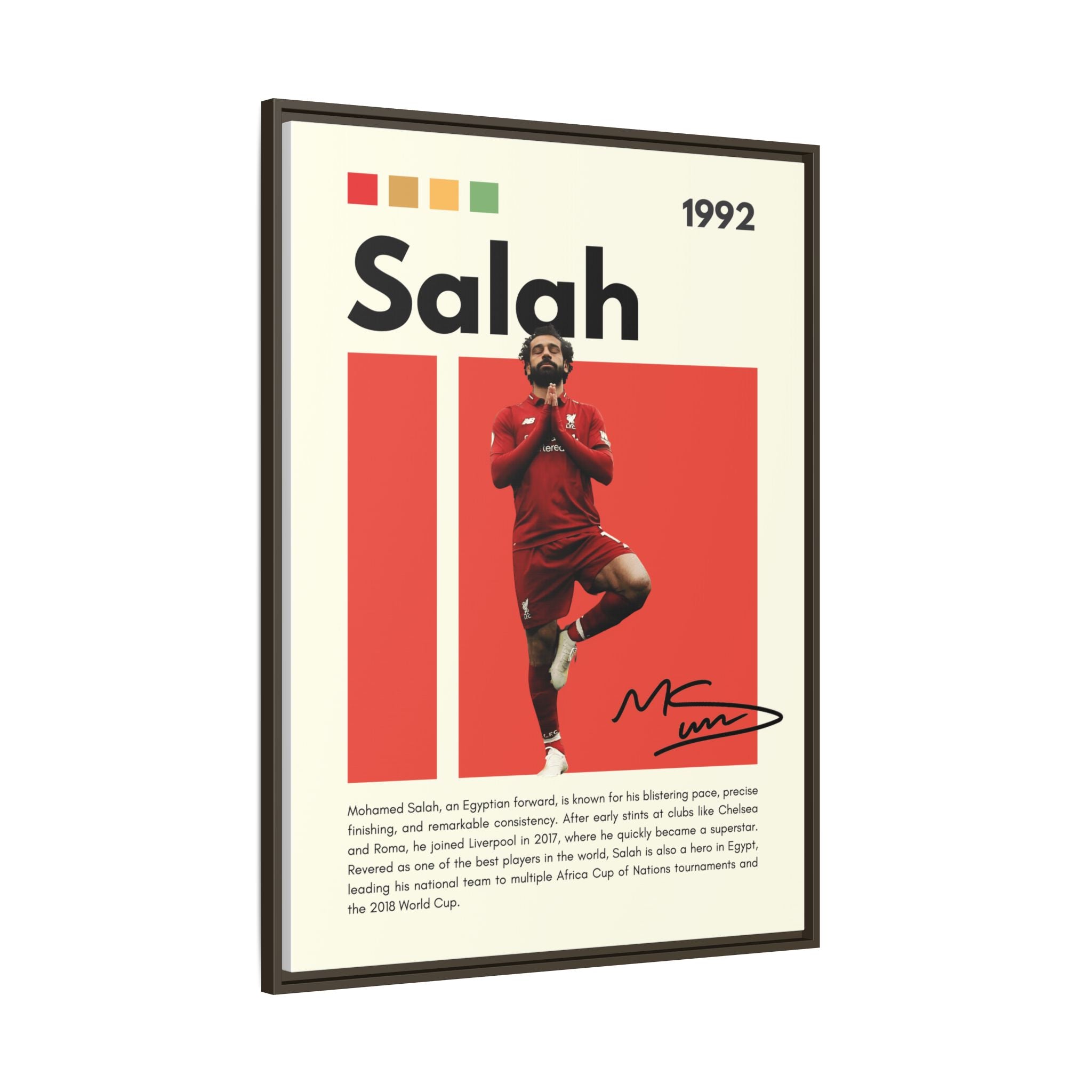 Mohamed Salah: Liverpool Legend
Egyptian King of Football
Salah's Blazing Red Journey
Iconic Forward - Canvas Wall Art
