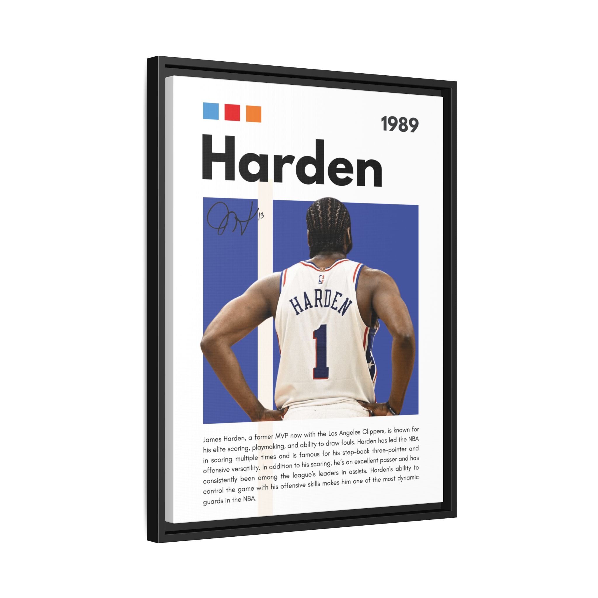 Harden's Stride - Canvas Wall Art