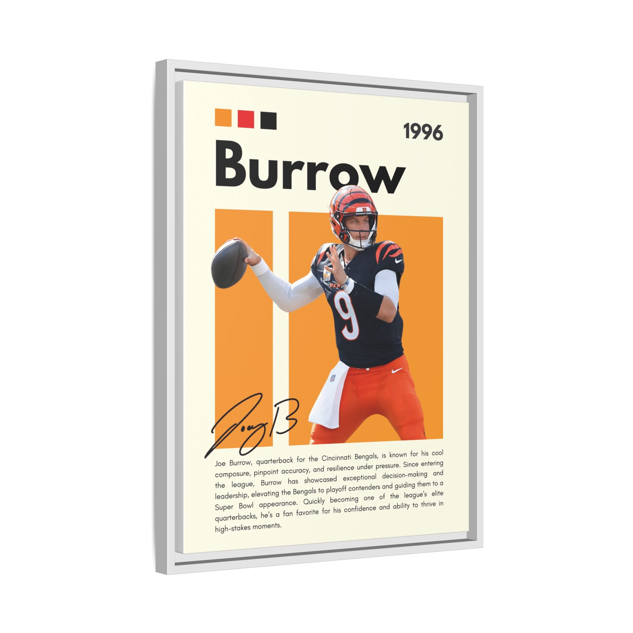 Bengals Blaze - Canvas Wall Art