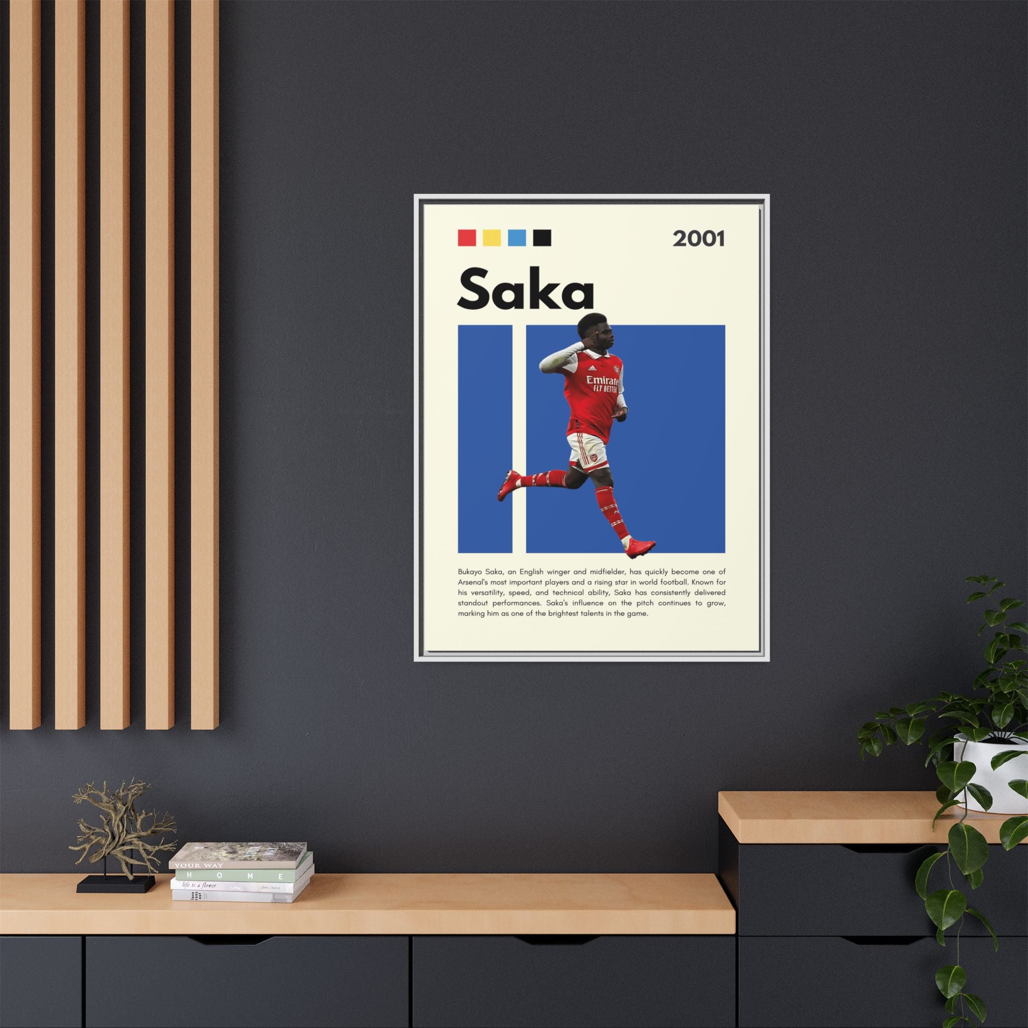 Saka Soars - Canvas Wall Art