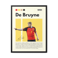 De Bruyne: Football's Maestro - Canvas Wall Art
