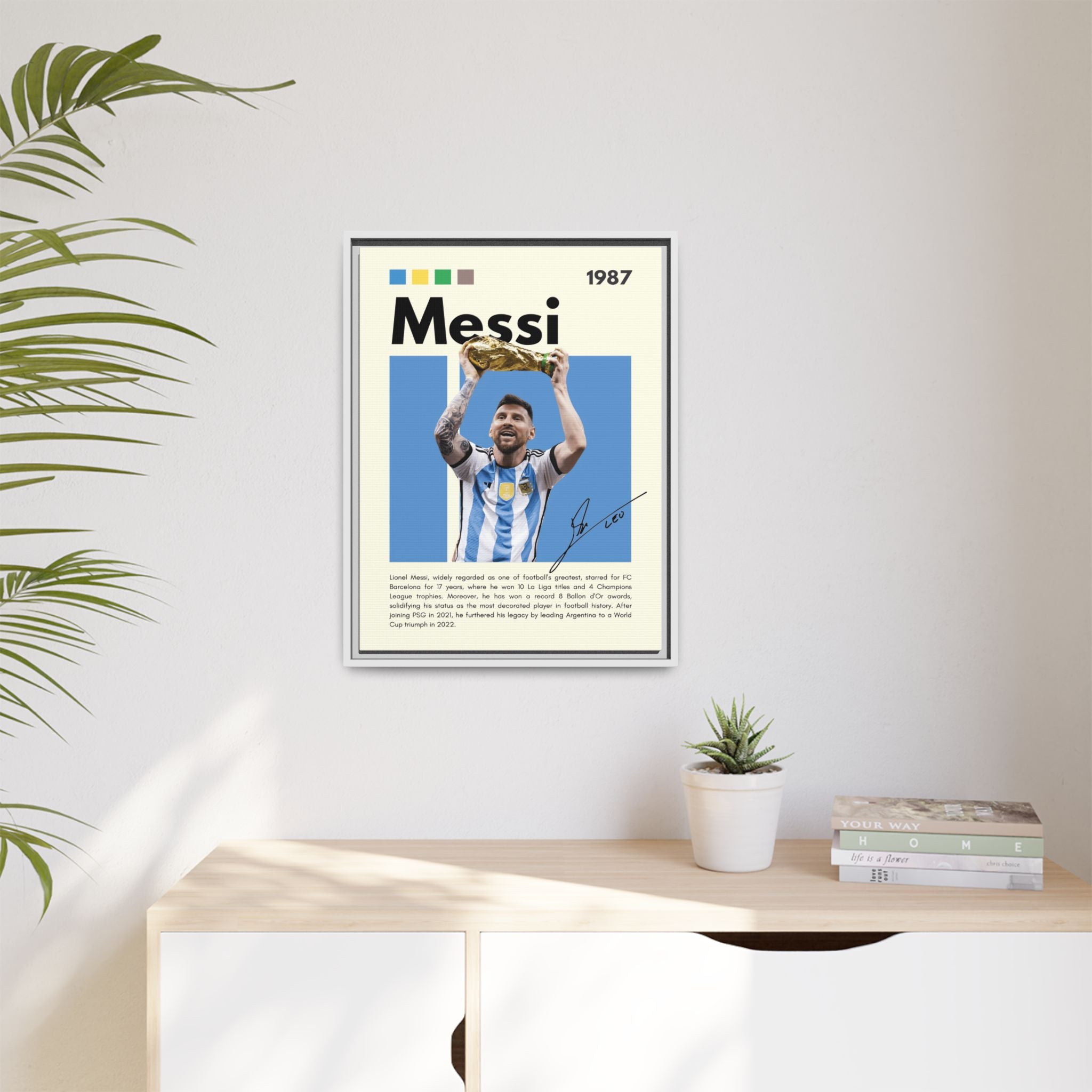 Messi's Triumph - Canvas Wall Art