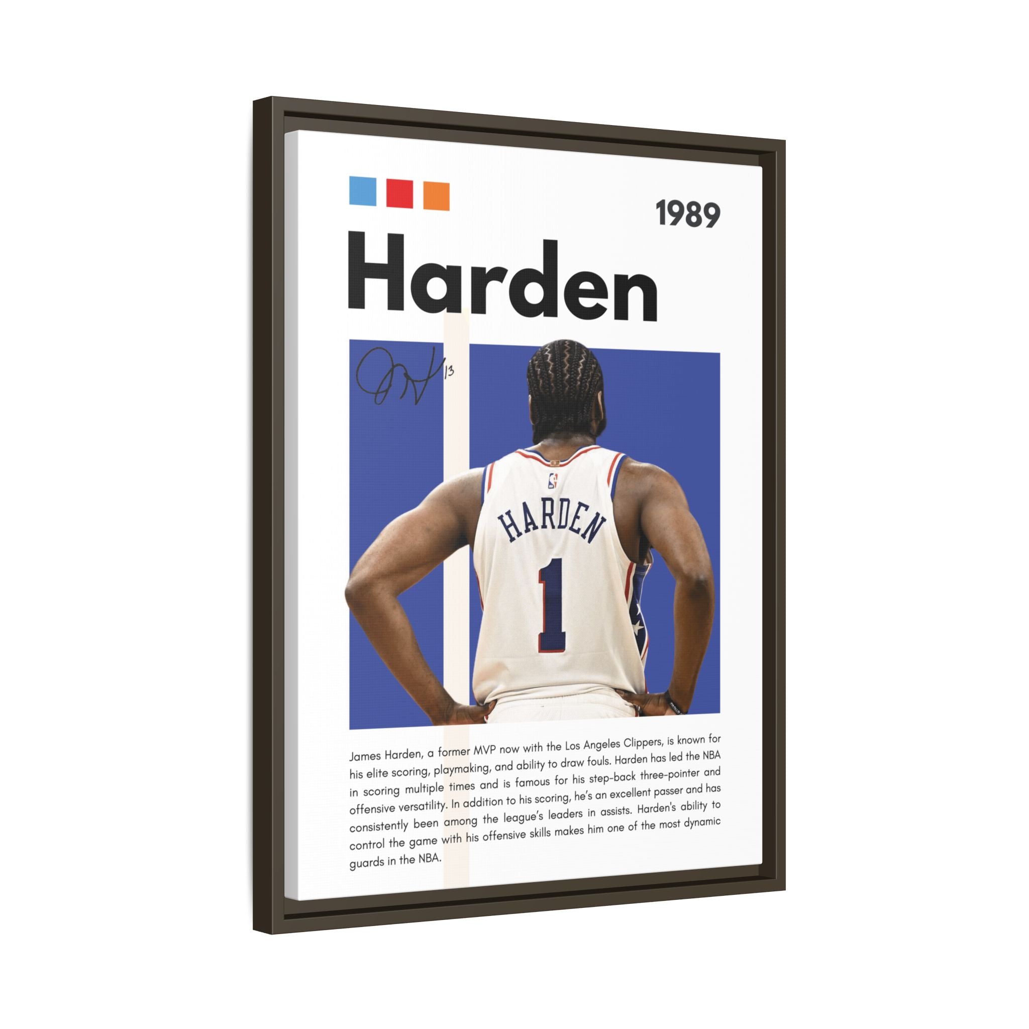Harden's Stride - Canvas Wall Art