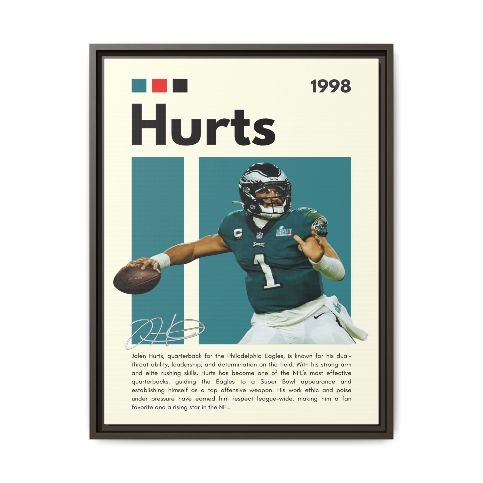 Quarterback's Triumph - Canvas Wall Art