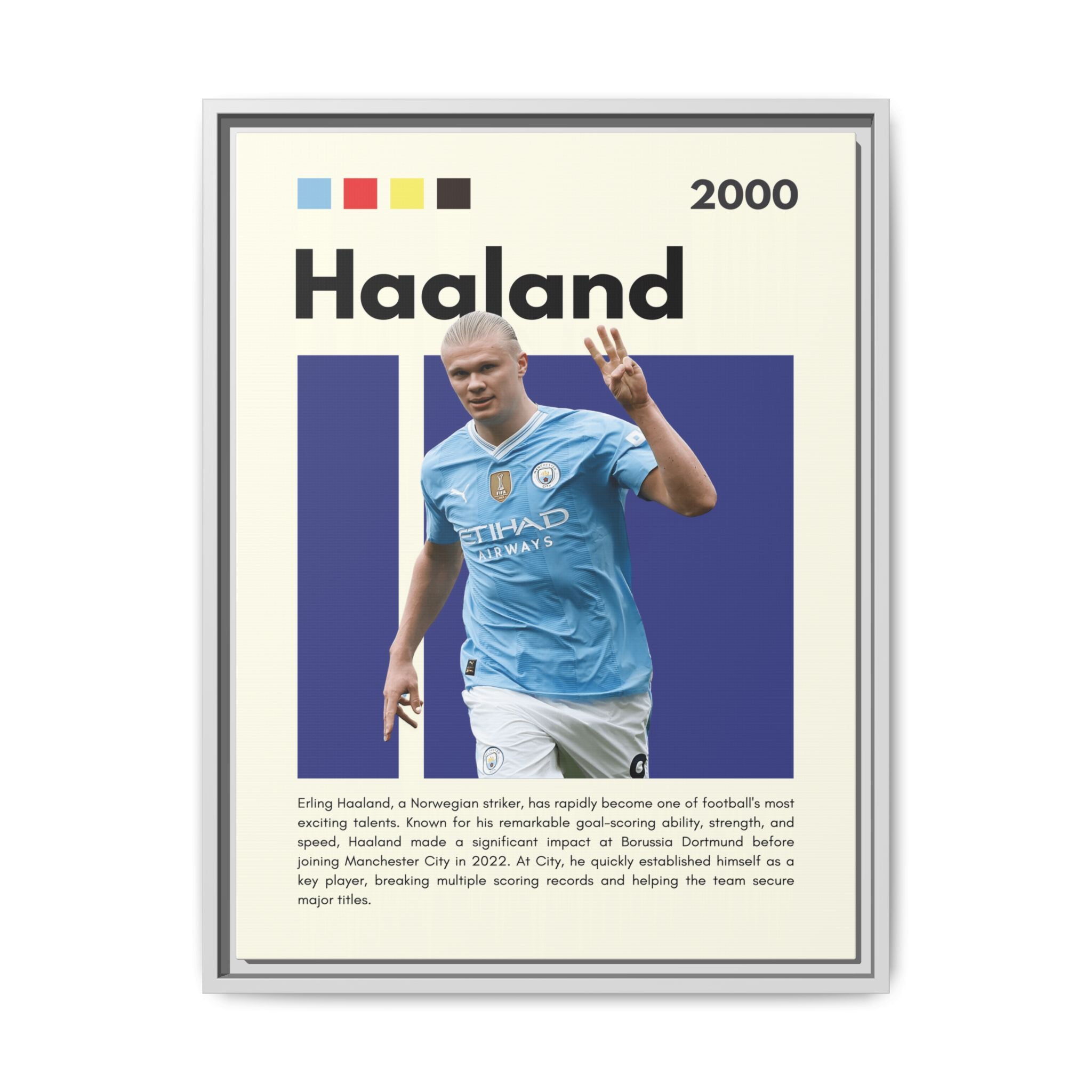 Haaland Rising - Canvas Wall Art