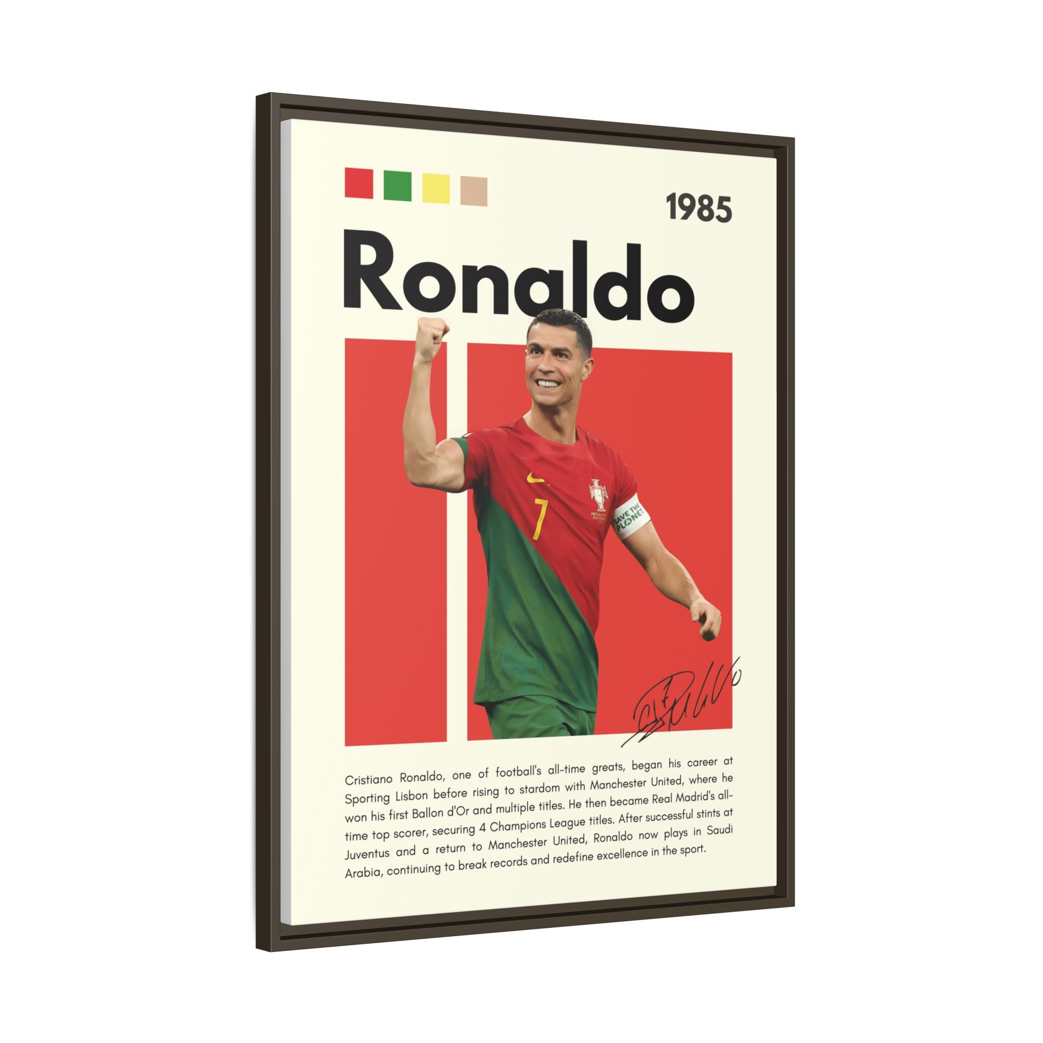 Ronaldo: King of Football - Canvas Wall Art