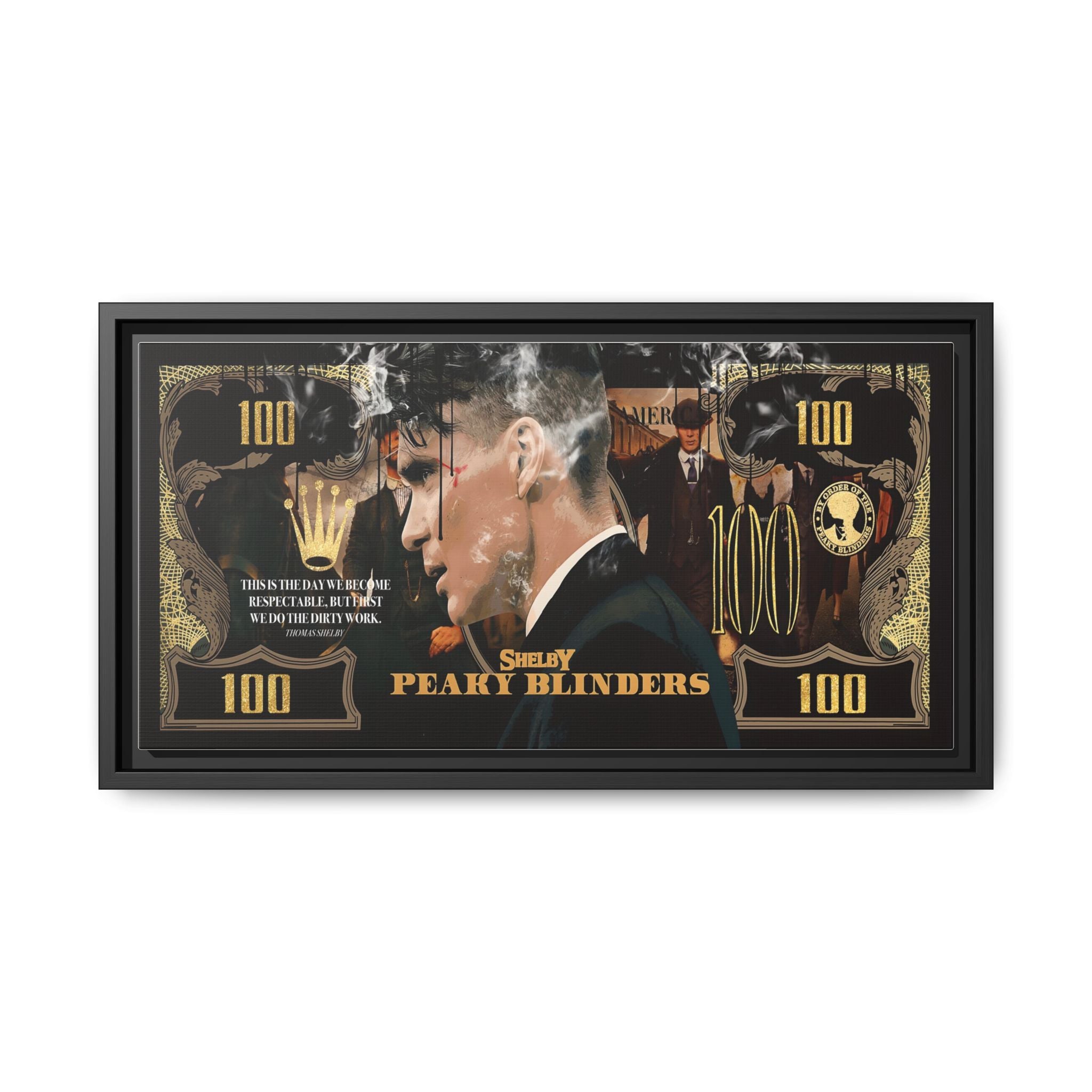 Peaky Blinders Golden Era: Shelby Saga in Commemorative Art, Criminal Elegance Poster - Canvas Wall Art
