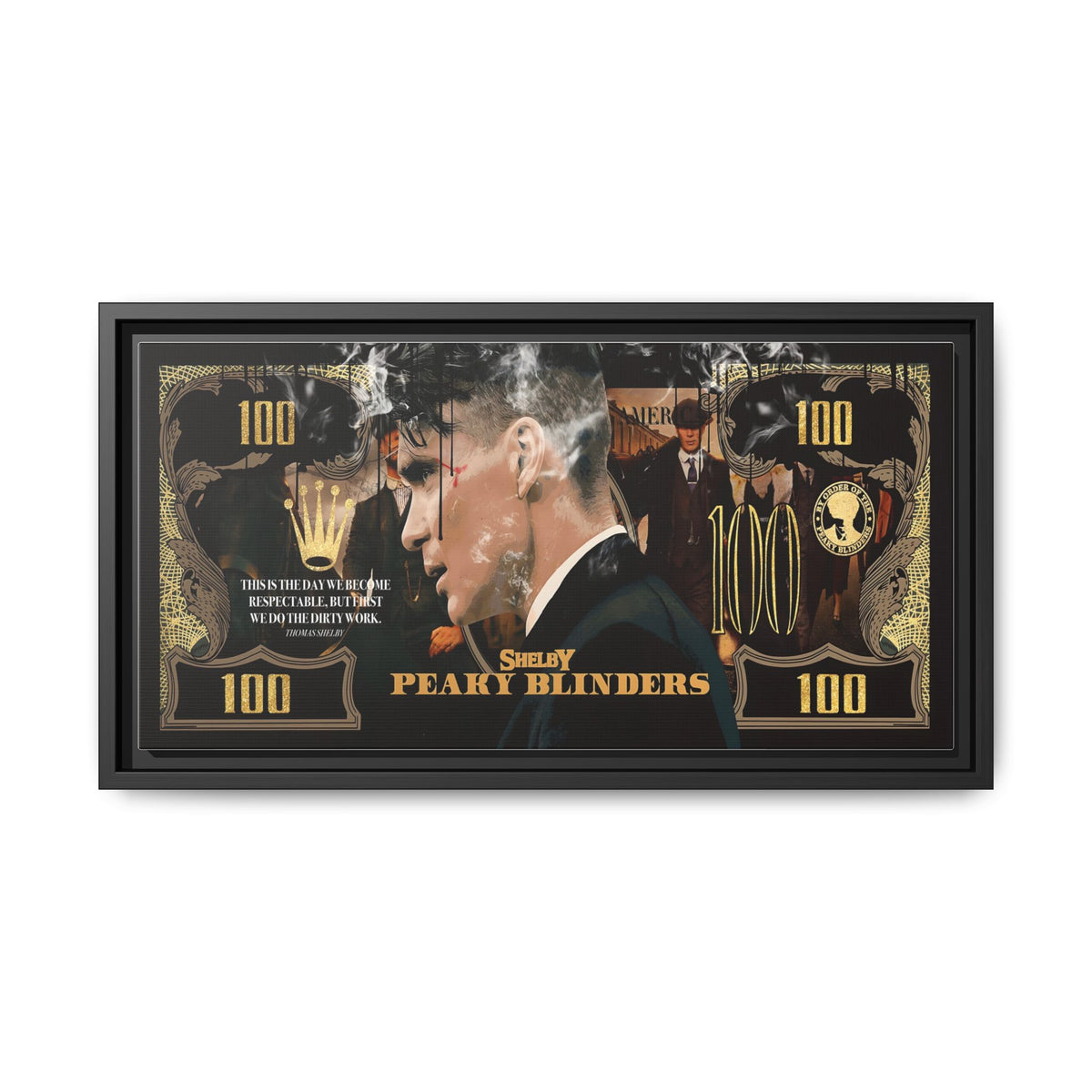 Peaky Blinders Golden Era: Shelby Saga in Commemorative Art, Criminal Elegance Poster - Canvas Wall Art