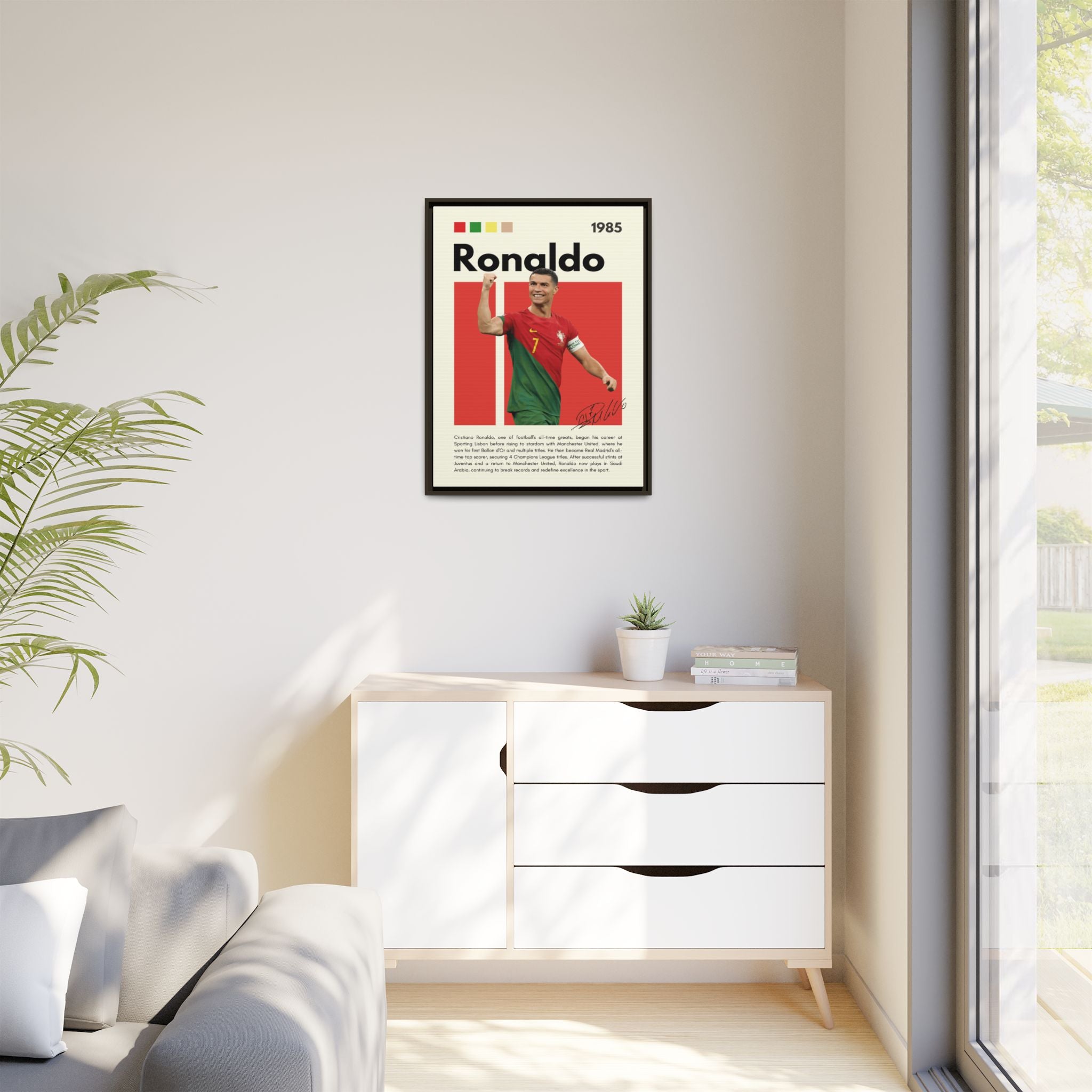 Ronaldo: King of Football - Canvas Wall Art