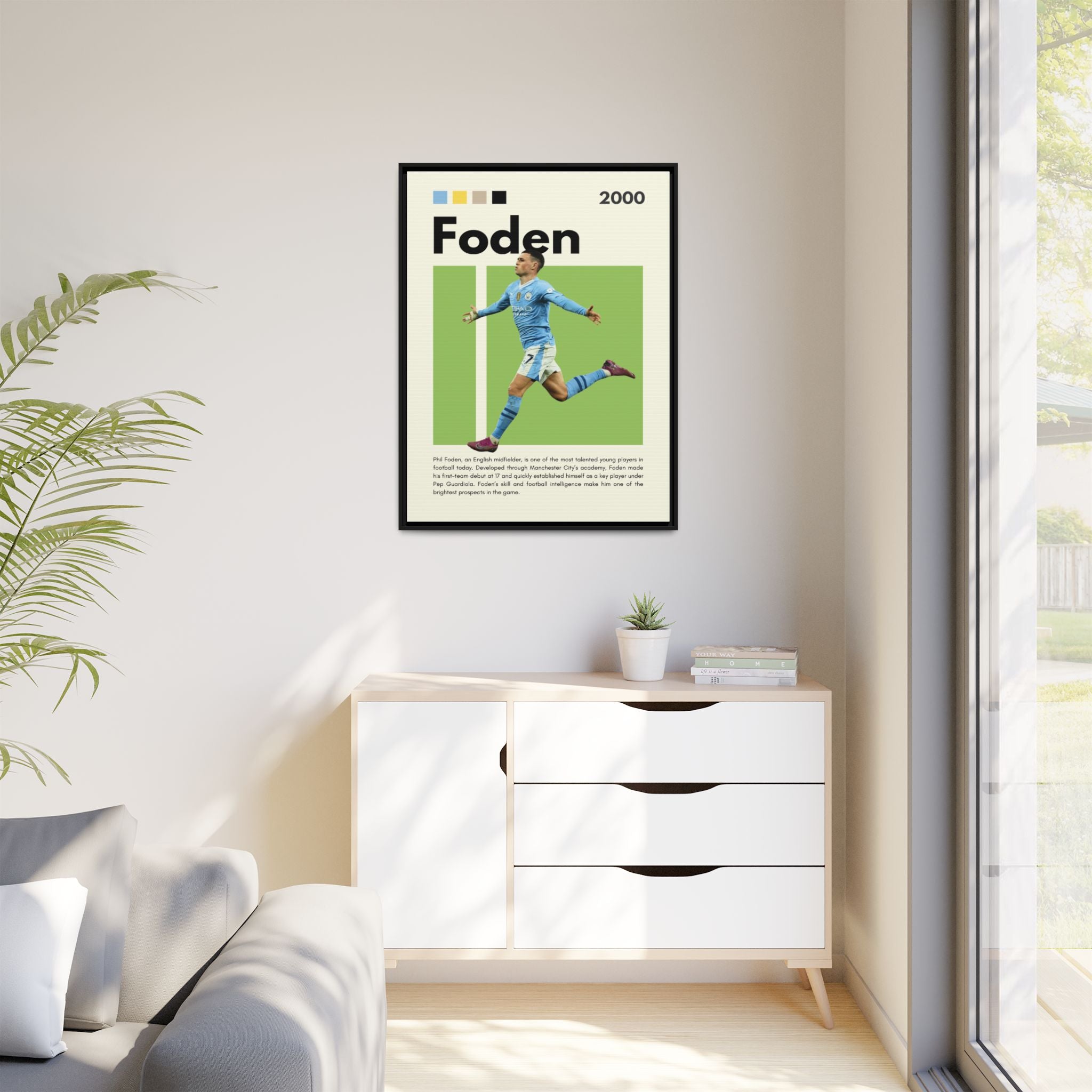 Sky Blue Prodigy - Canvas Wall Art