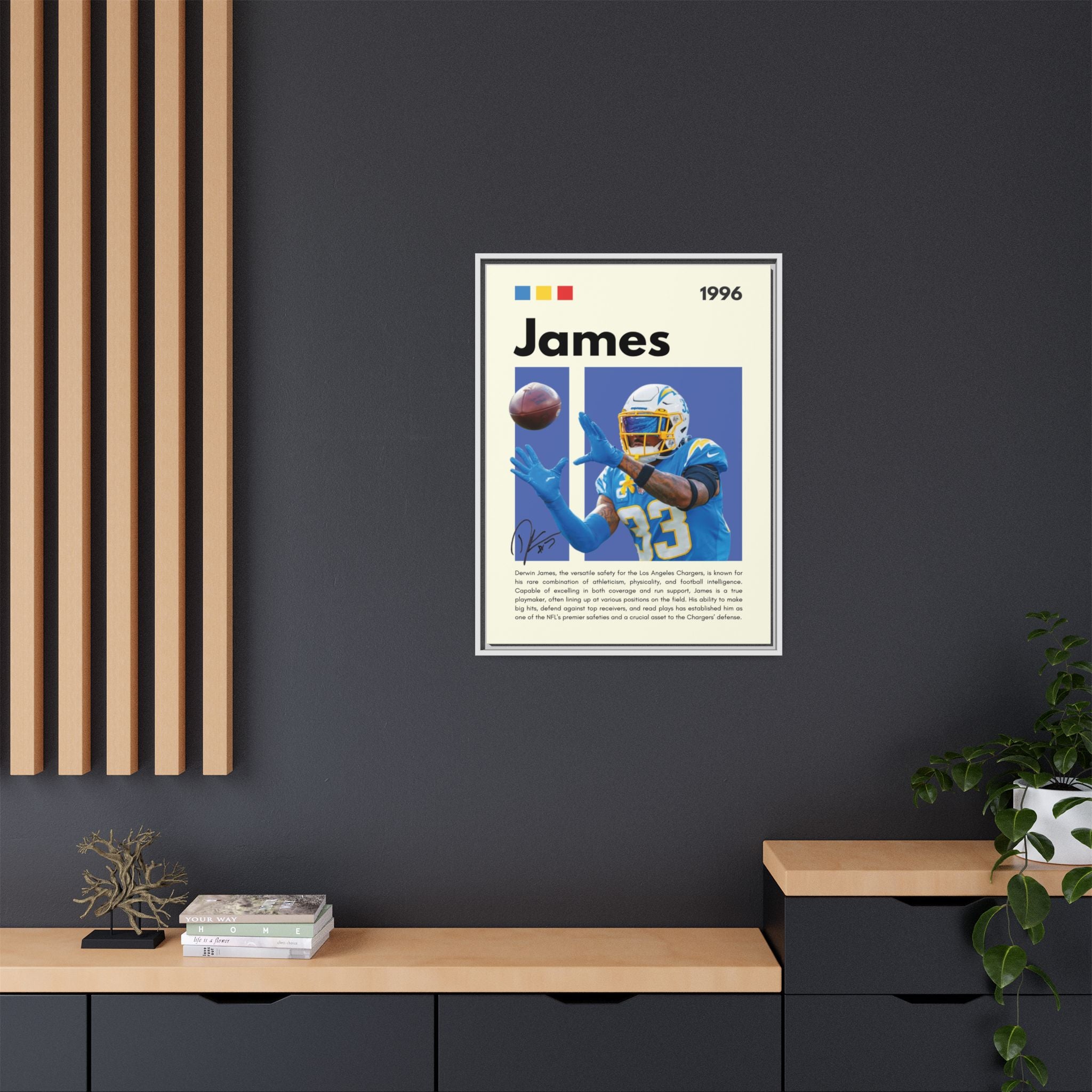 Derwin's Defensive Dominance - Canvas Wall Art