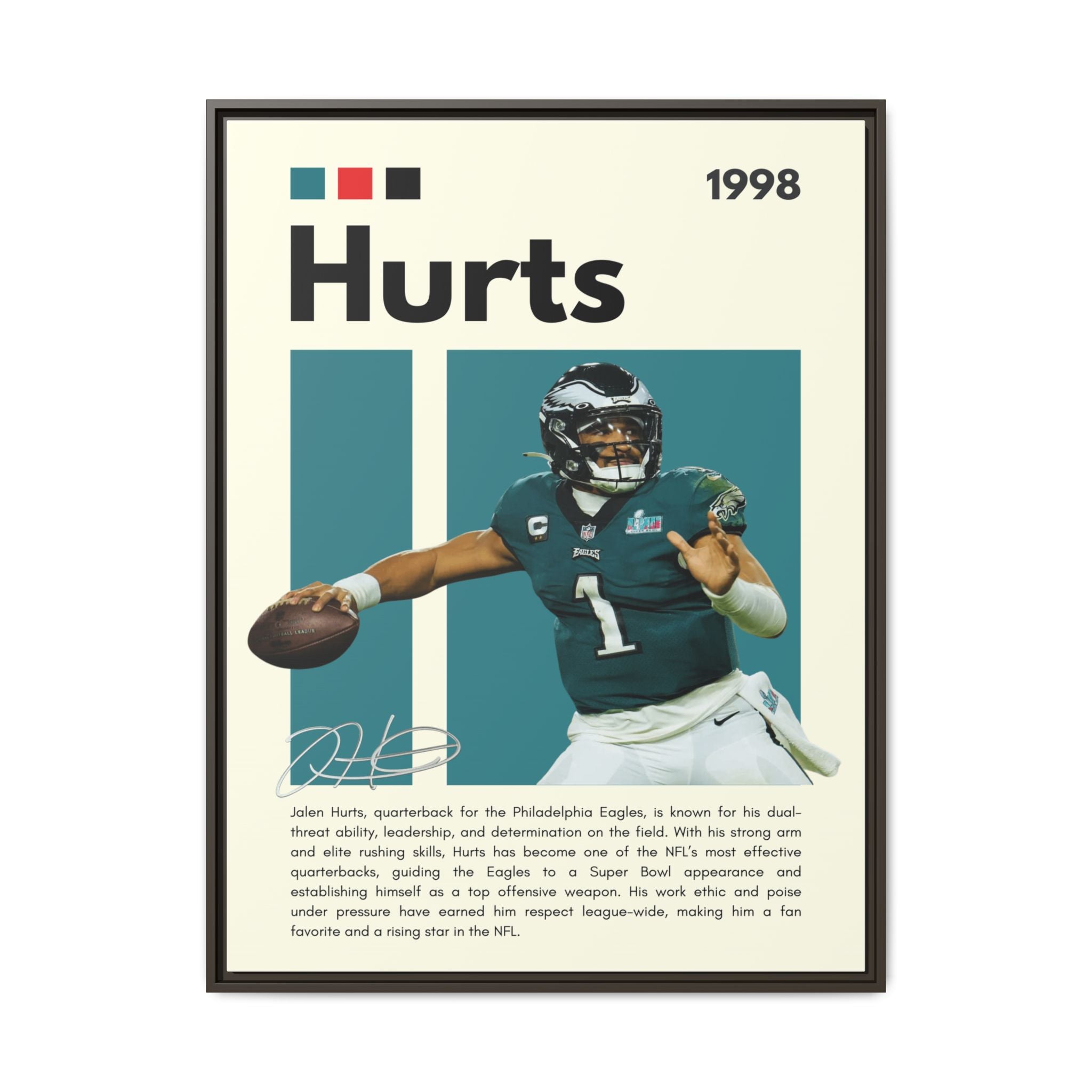 Quarterback's Triumph - Canvas Wall Art