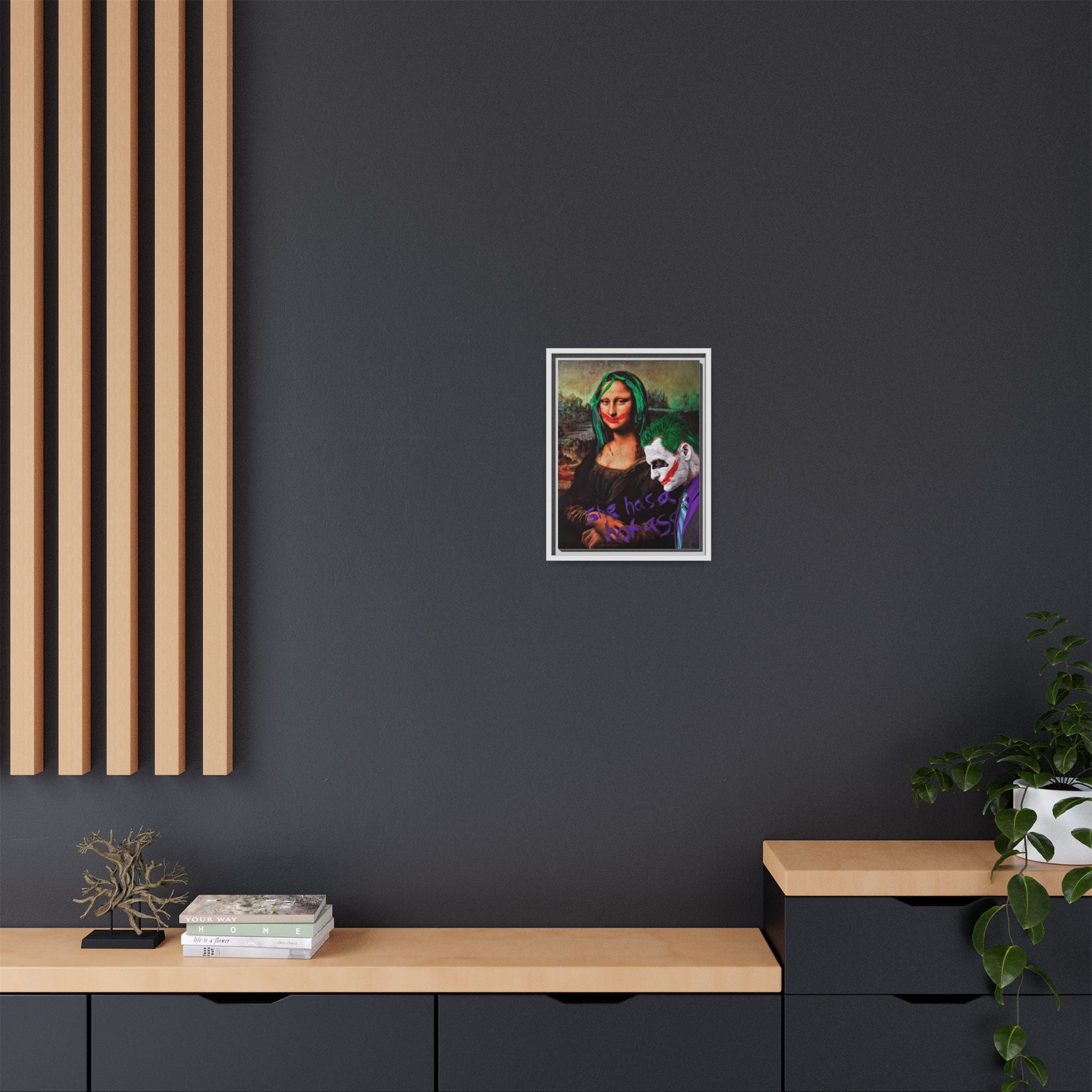 Mona Lisa Metamorphosis: Pop Culture Remix, Comic Book Reimagining - Canvas Wall Art