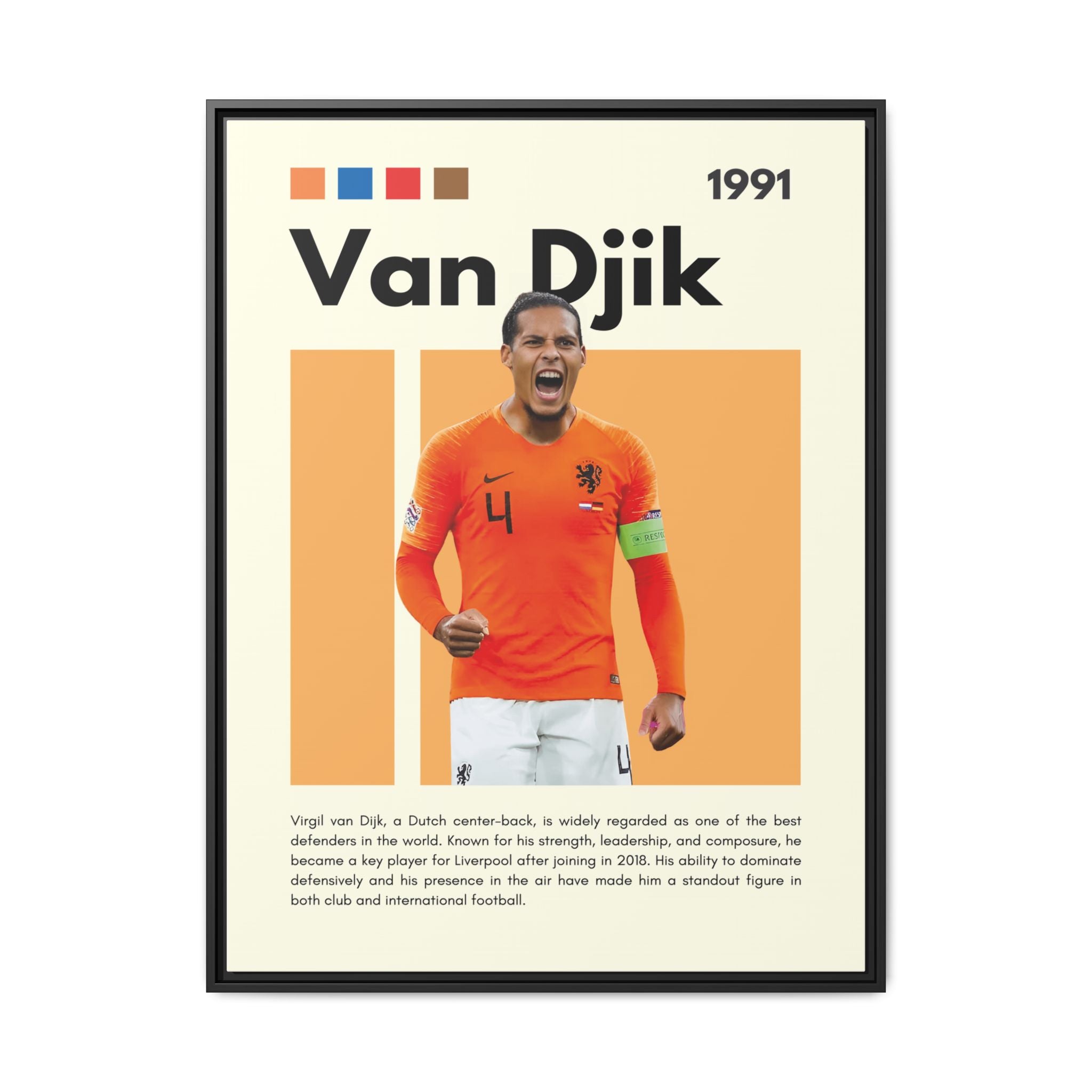 Defender of Orange - Canvas Wall Art