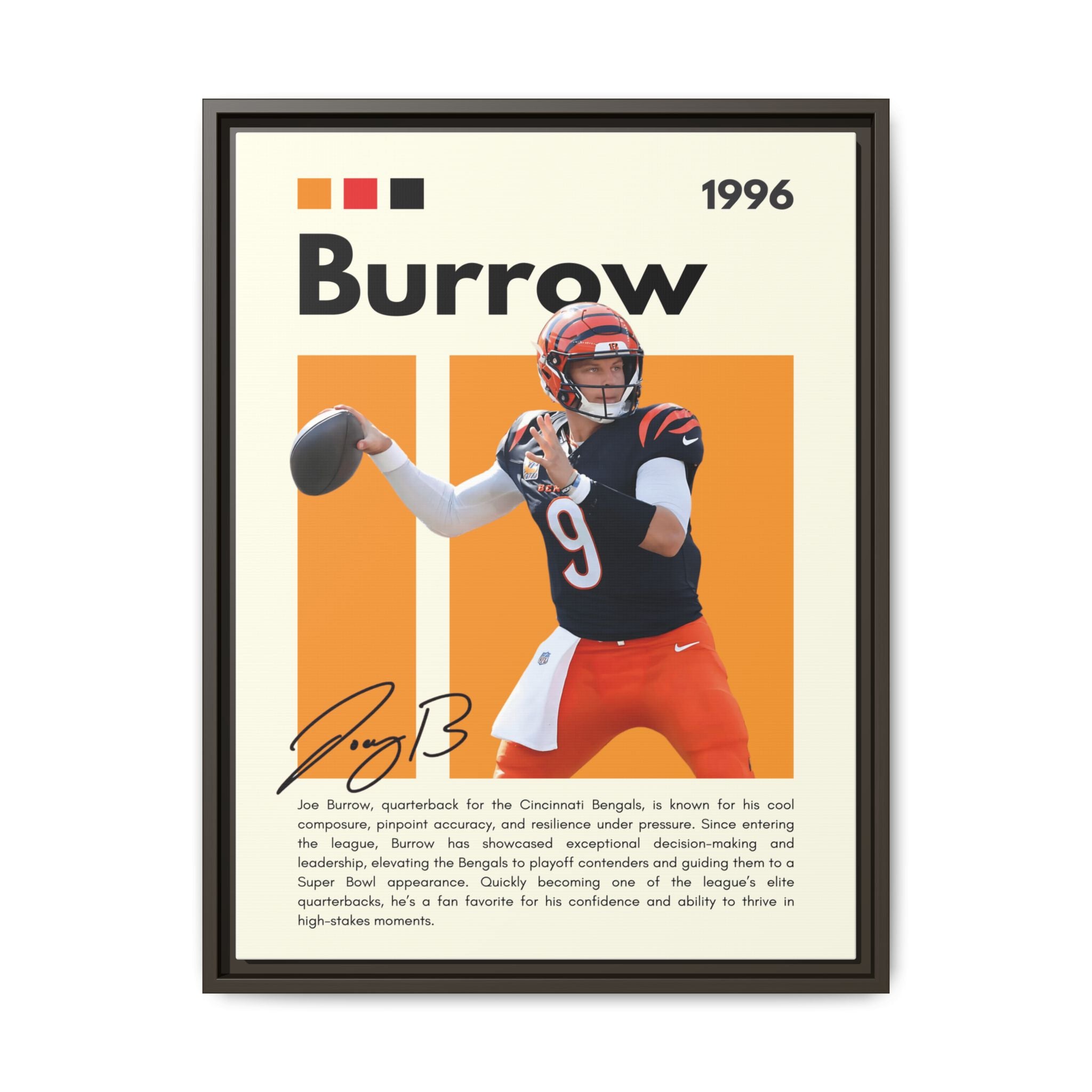 Bengals Blaze - Canvas Wall Art