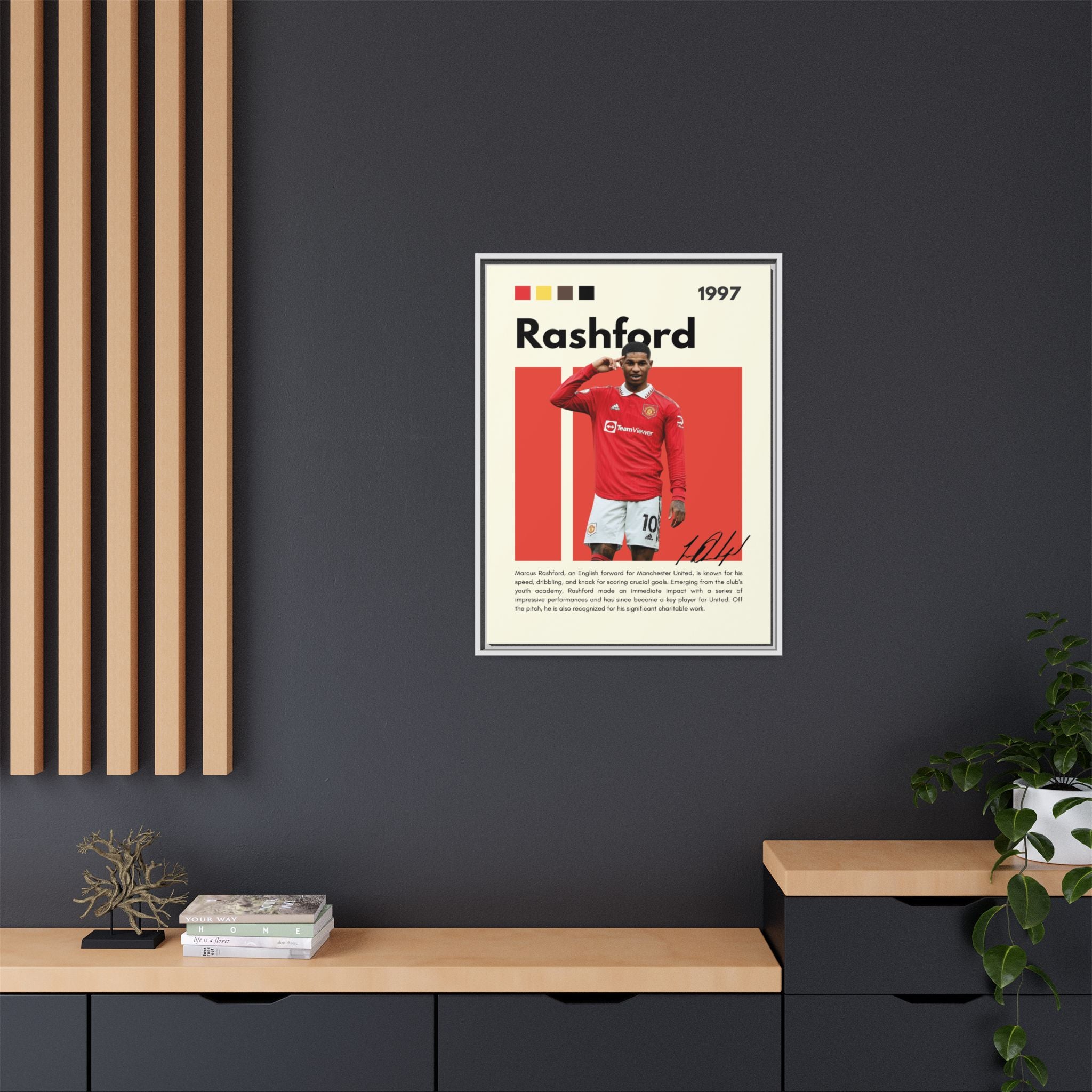 Red Thunder - Canvas Wall Art