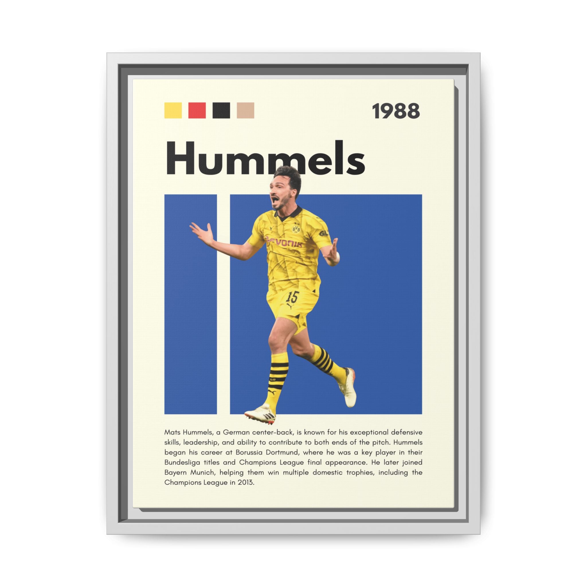 Hummels: Defensive Maestro - Canvas Wall Art