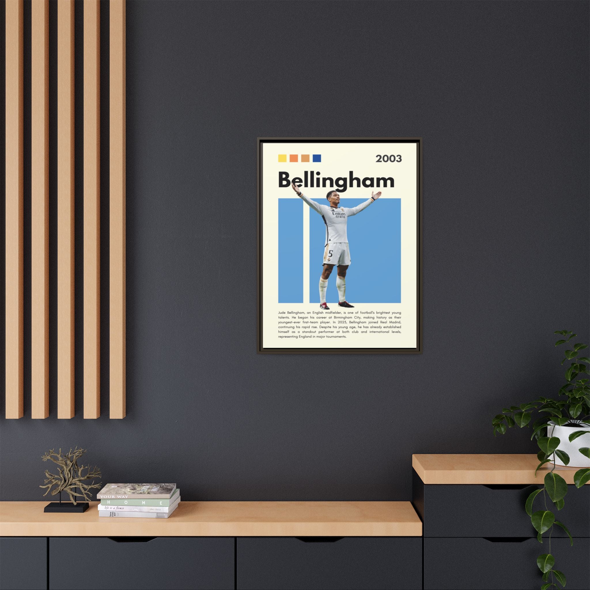 Jude Bellingham: Rising Star - Canvas Wall Art