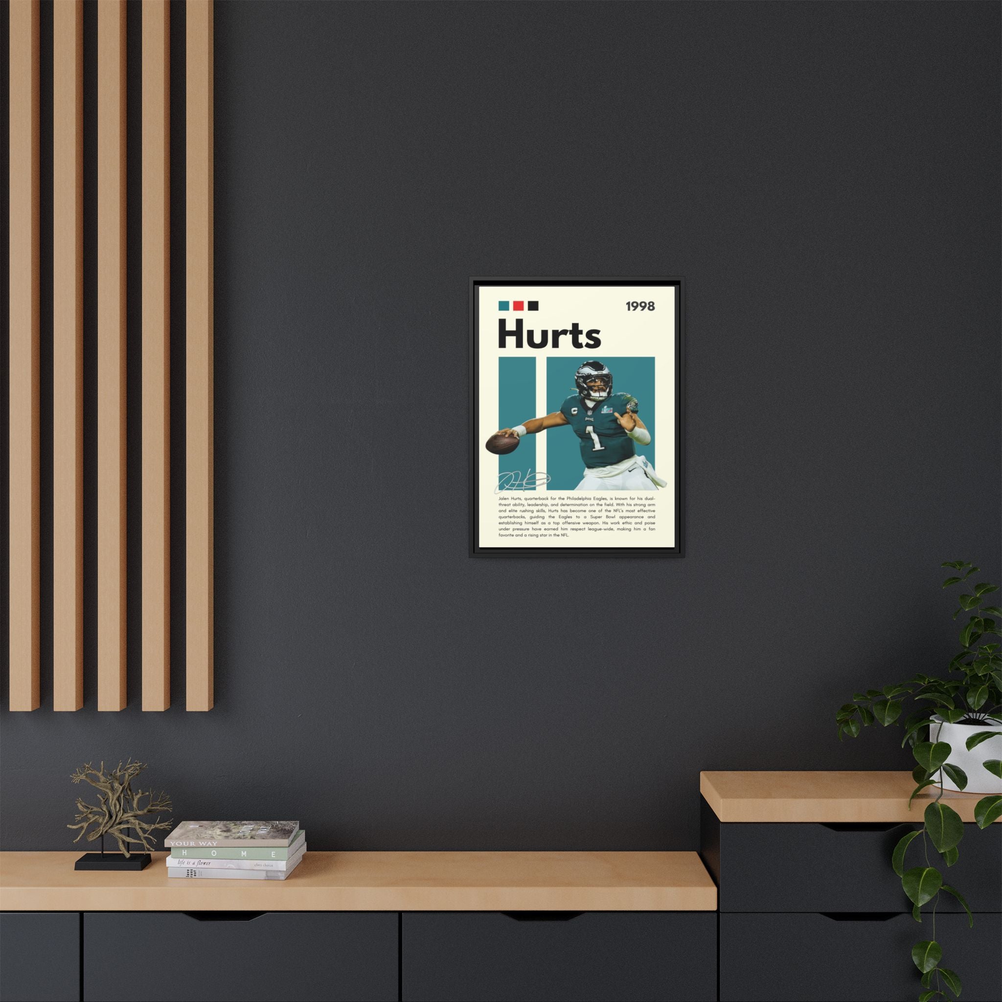 Quarterback's Triumph - Canvas Wall Art