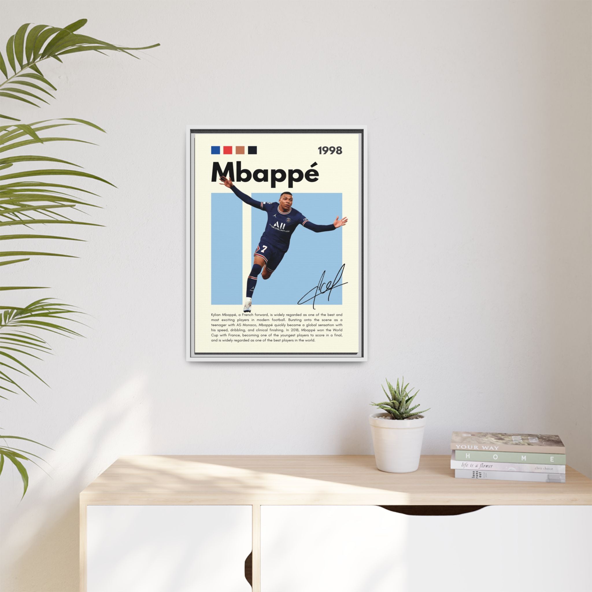 Mbappé Magic - Canvas Wall Art