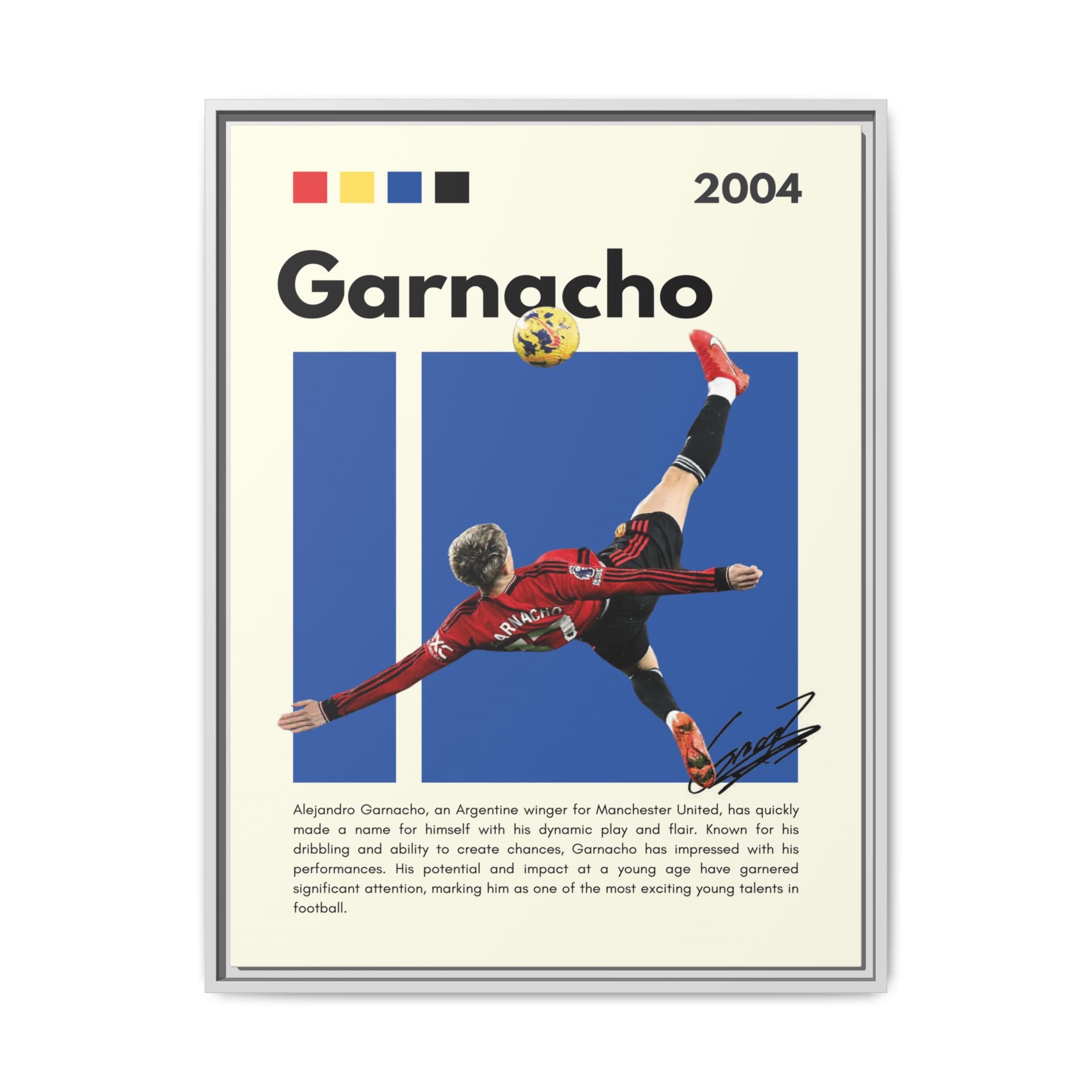 Garnacho Rises - Canvas Wall Art