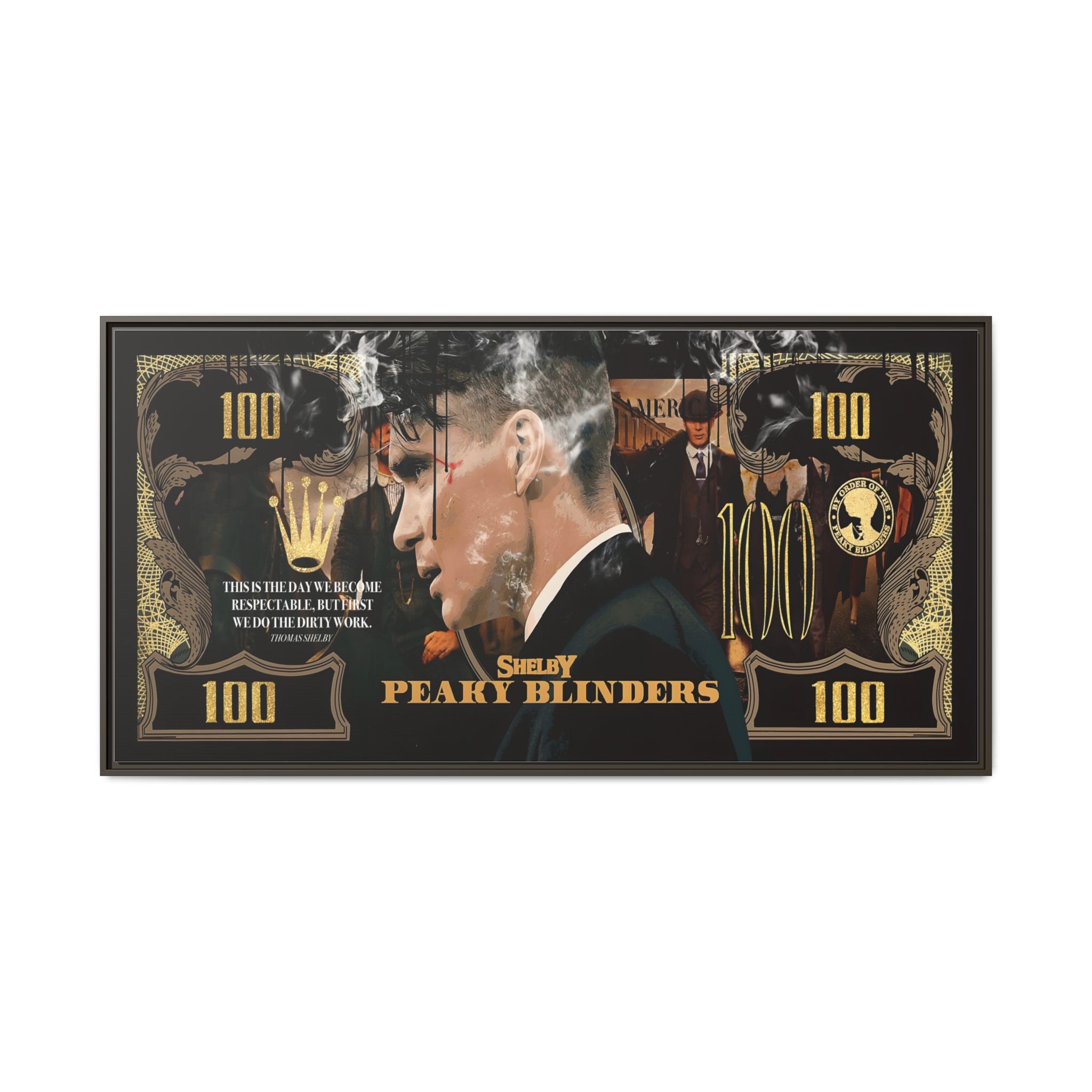 Peaky Blinders Golden Era: Shelby Saga in Commemorative Art, Criminal Elegance Poster - Canvas Wall Art