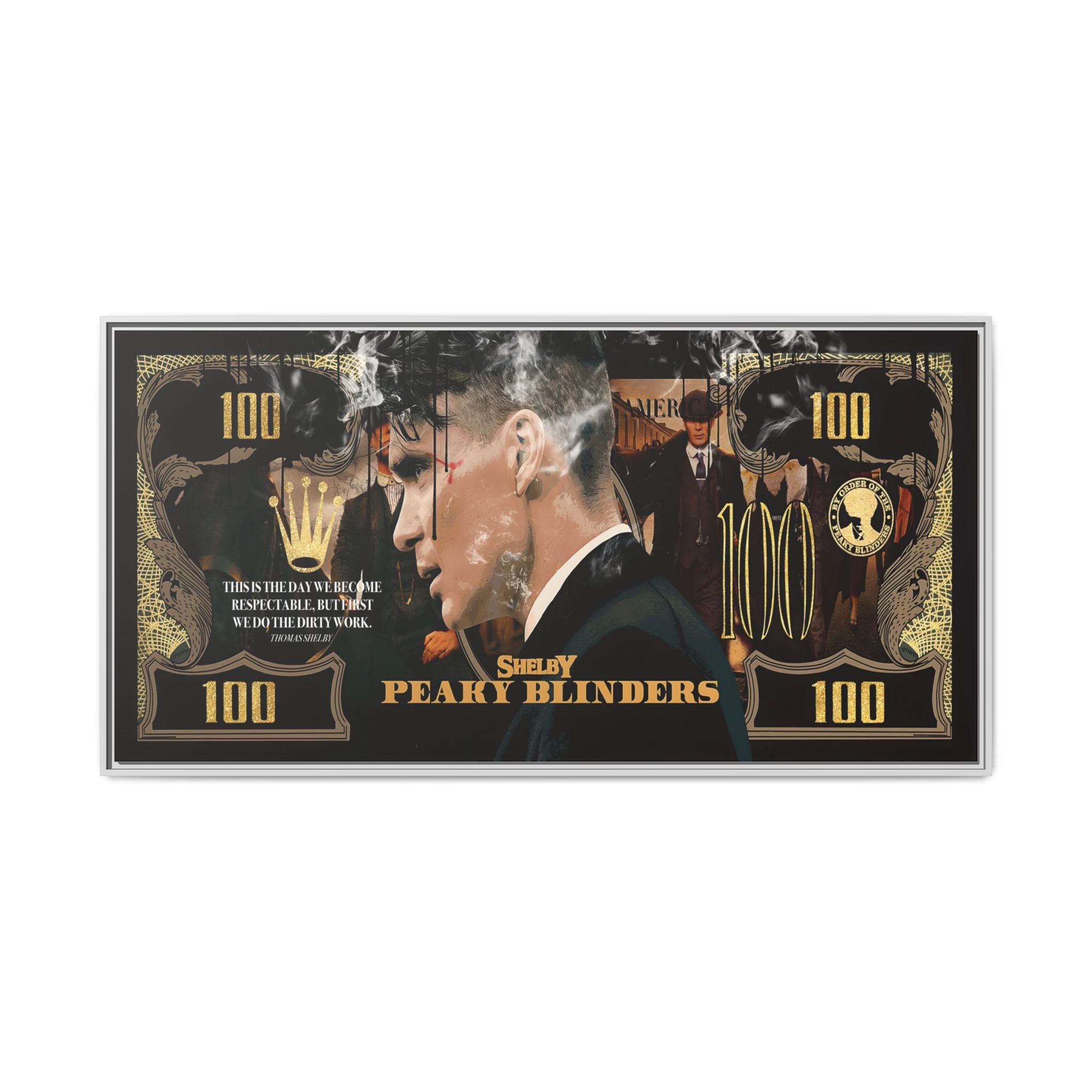 Peaky Blinders Golden Era: Shelby Saga in Commemorative Art, Criminal Elegance Poster - Canvas Wall Art