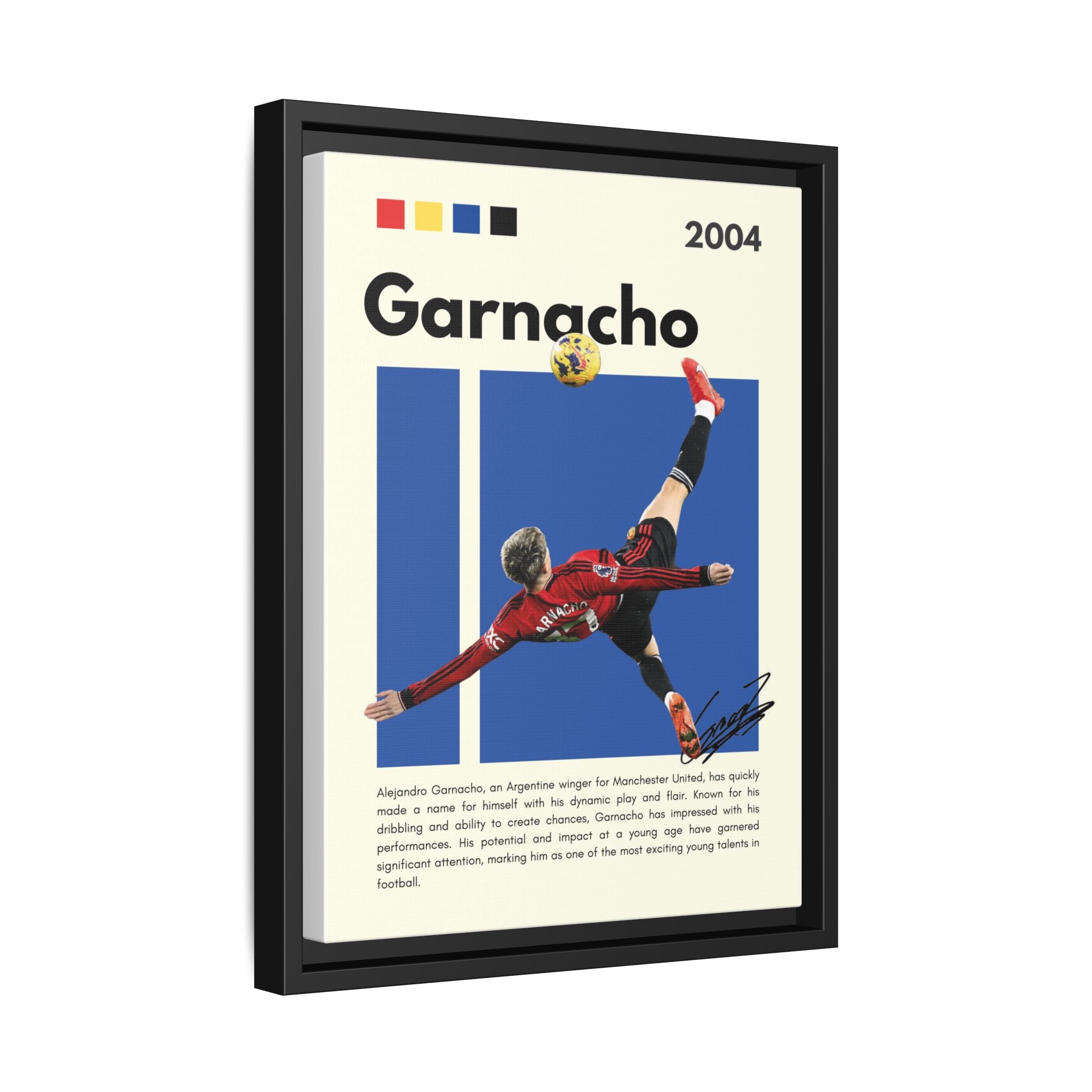 Garnacho Rises - Canvas Wall Art