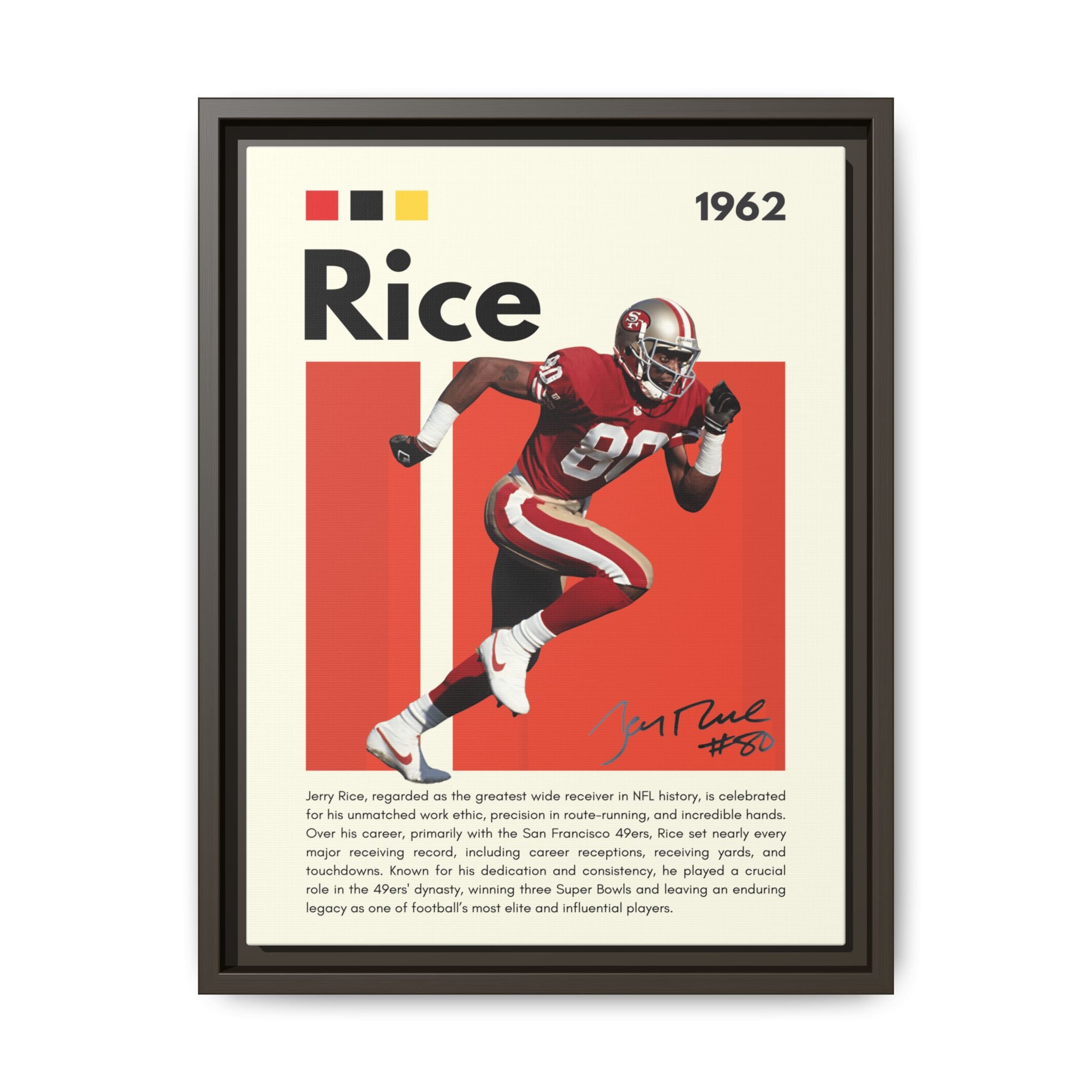 Jerry Rice: Gridiron Legend - Canvas Wall Art