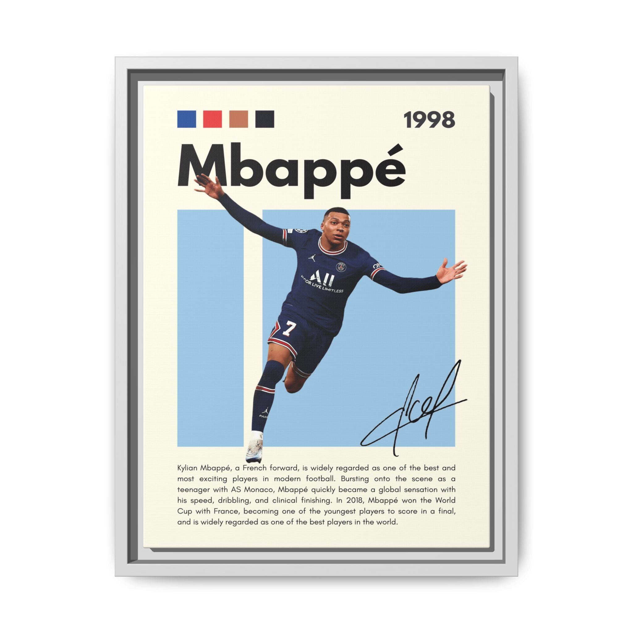 Mbappé Magic - Canvas Wall Art