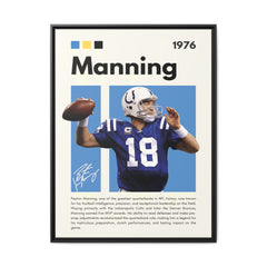 Peyton Manning: Gridiron Genius - Canvas Wall Art
