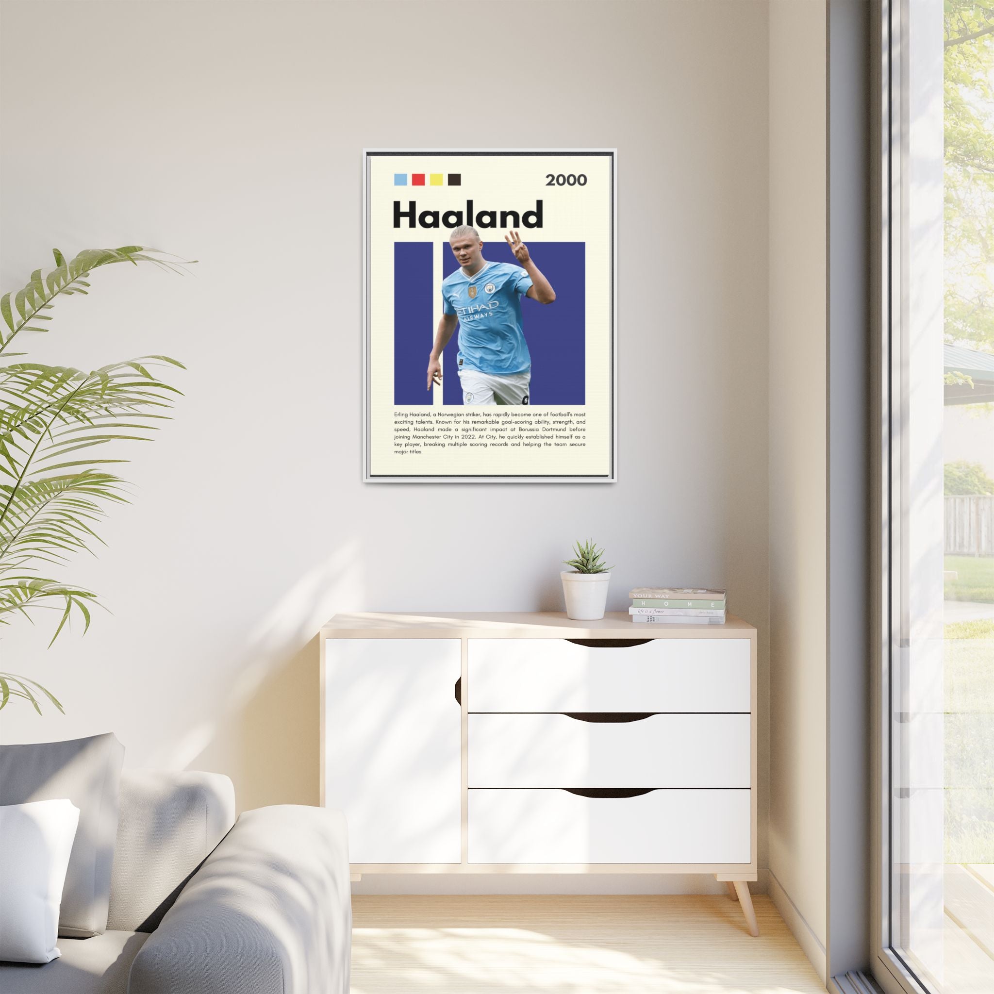 Haaland Rising - Canvas Wall Art