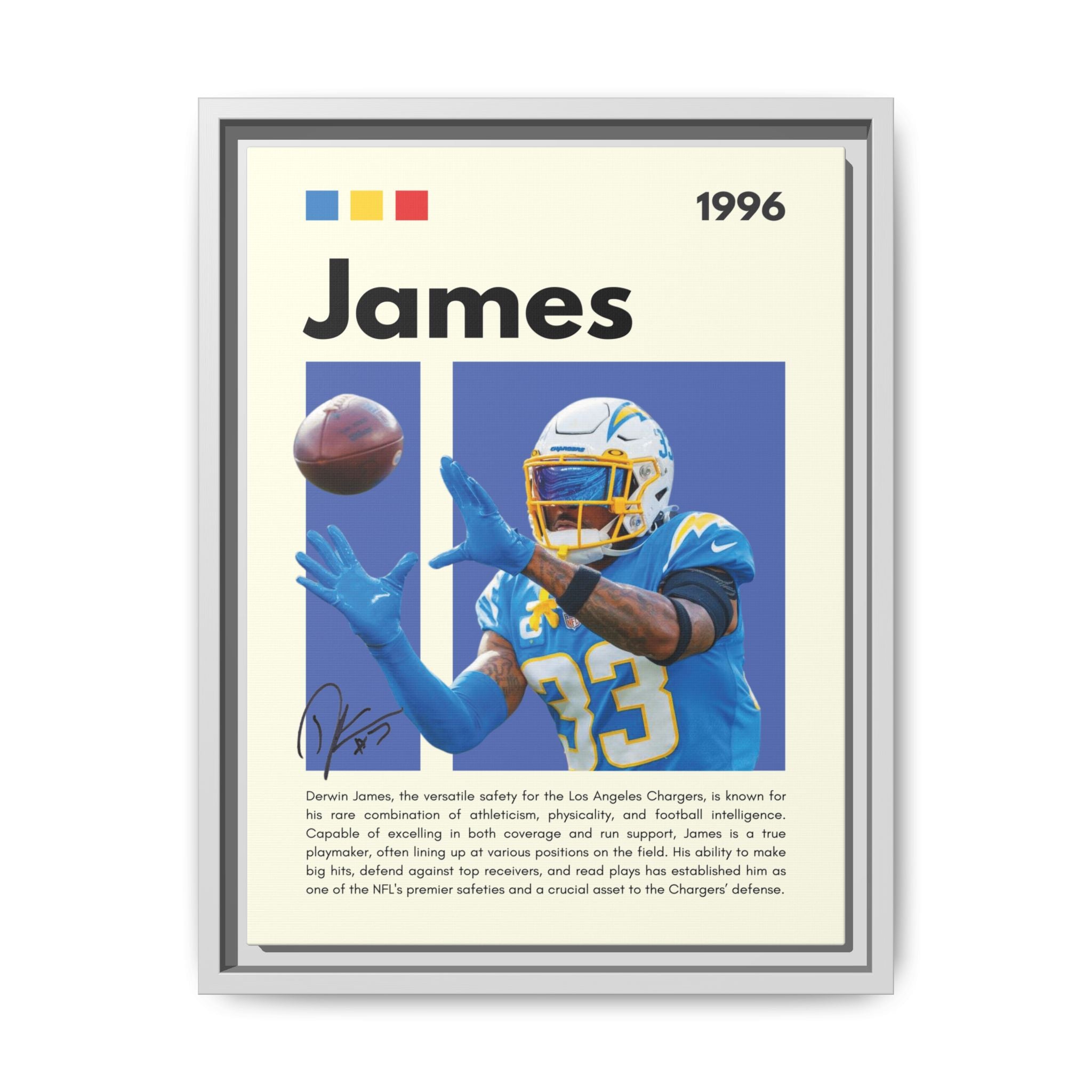 Derwin's Defensive Dominance - Canvas Wall Art